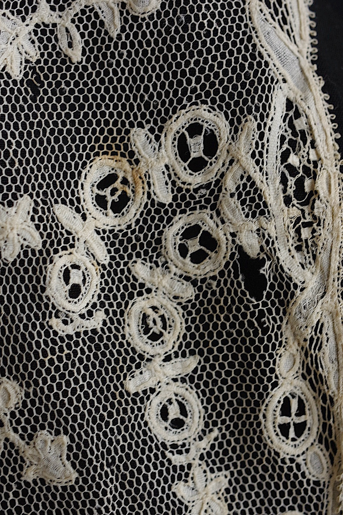 アンティークレース dentelle antique アンティークレース 素材用 4本 .FR a l'epoque