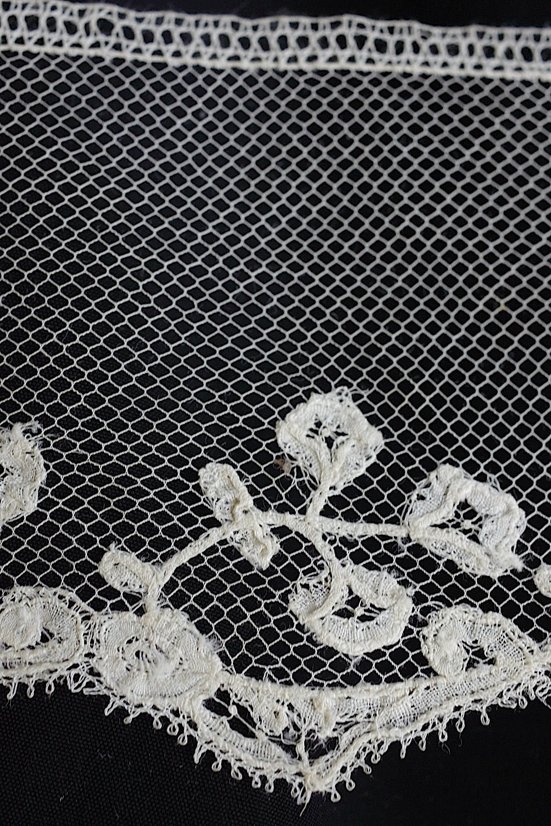 アンティークレース dentelle antique アンティークレース 素材用 4本 .FR a l'epoque