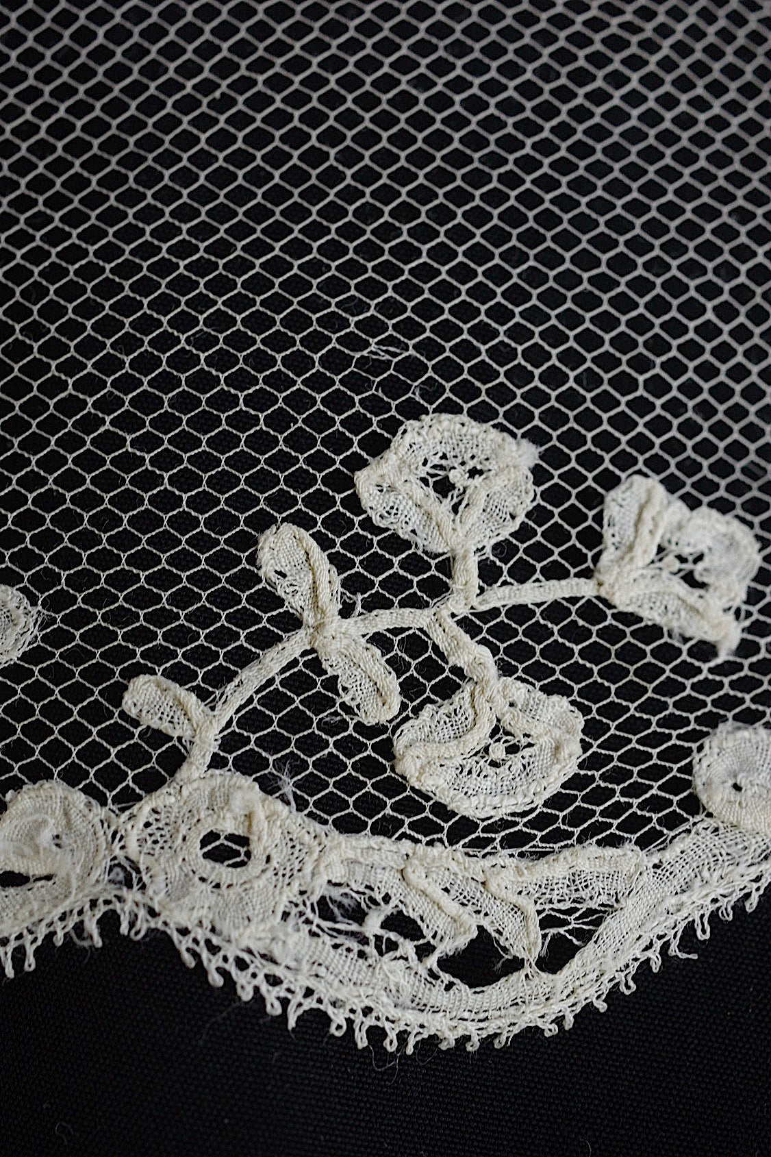 アンティークレース dentelle antique アンティークレース 素材用 4本 .FR a l'epoque