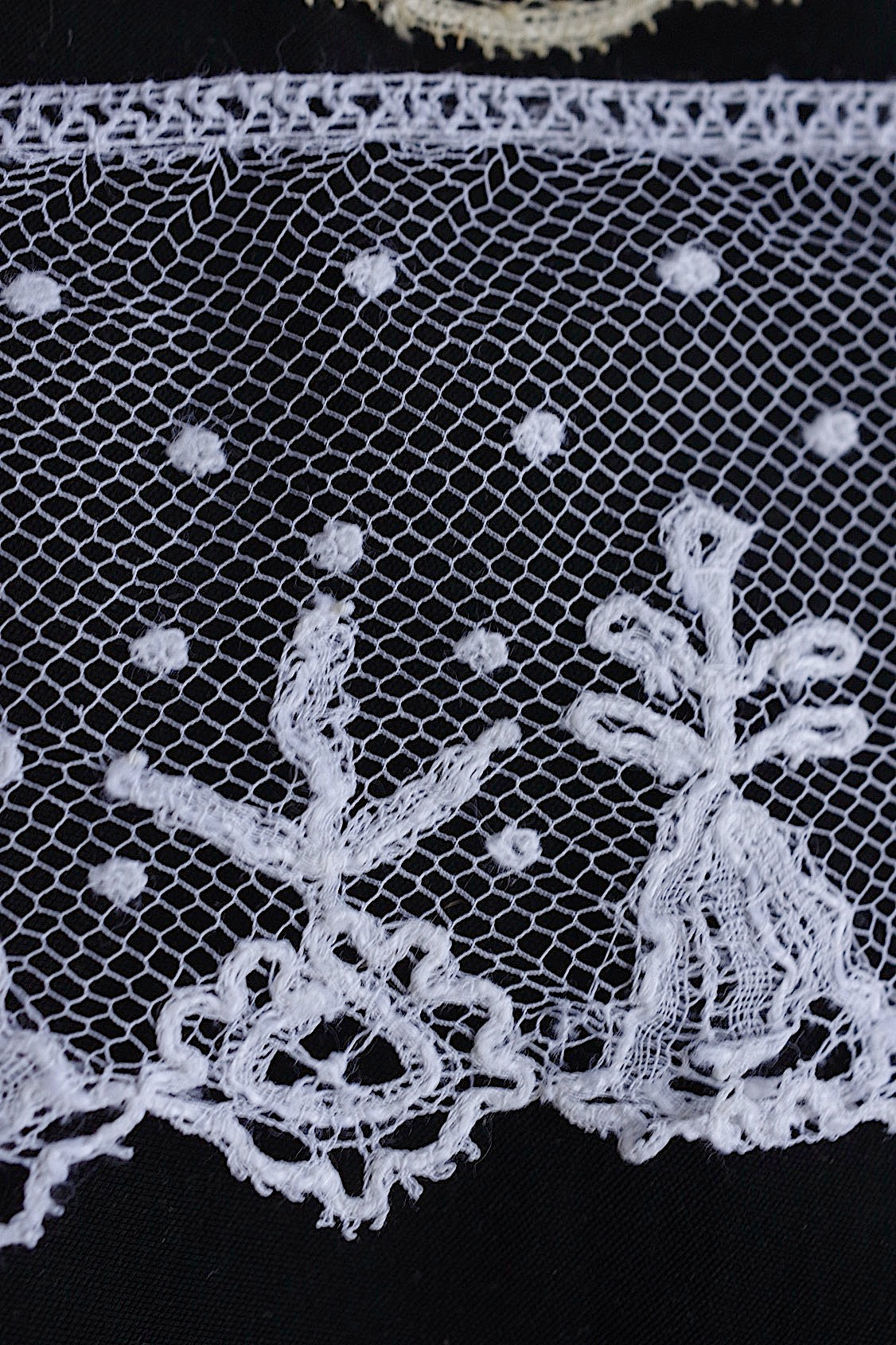 アンティークレース dentelle antique アンティークレース 素材用 4本 .FR a l'epoque