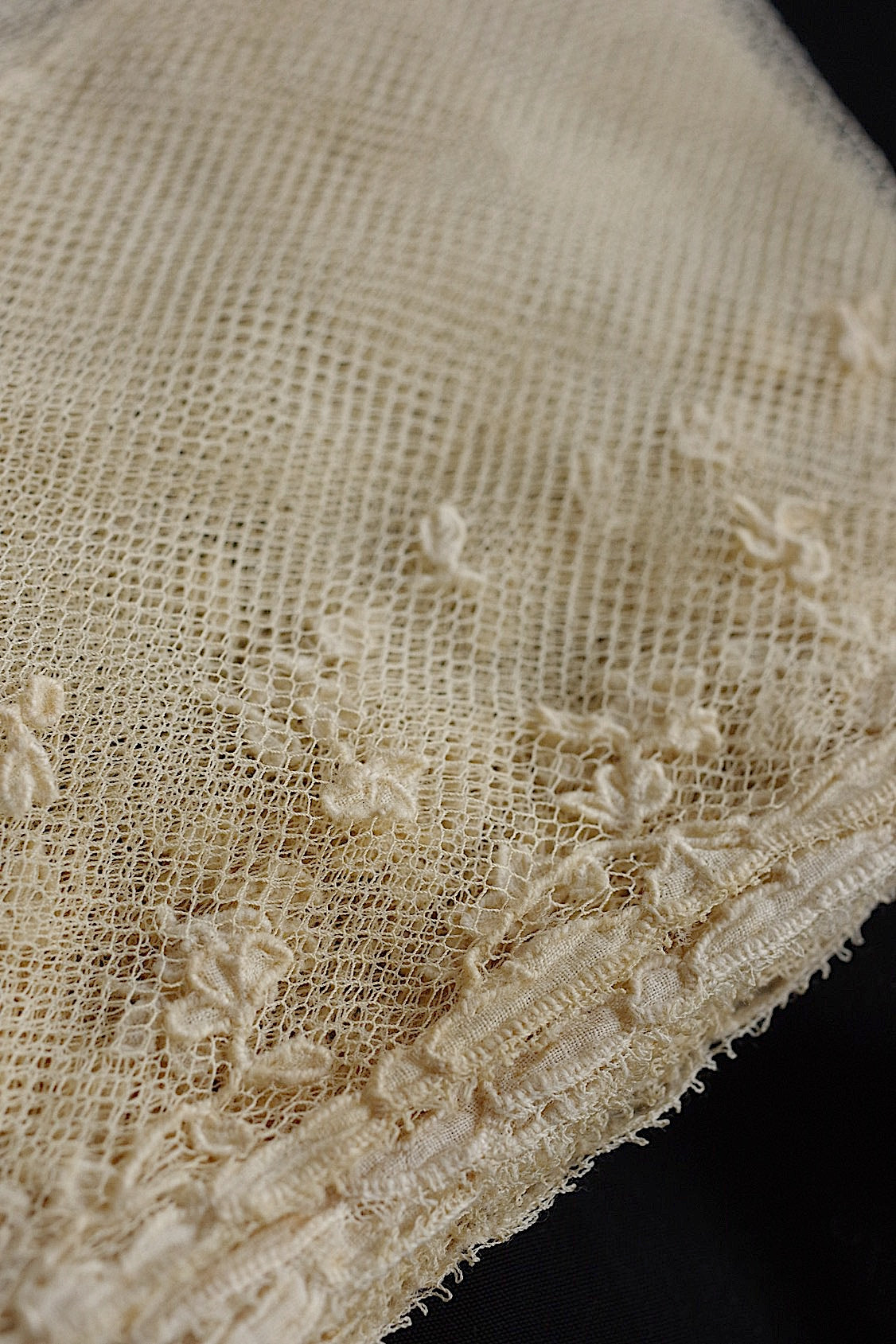 アンティークレース dentelle antique アンティークレース 素材用 2本 .FR a l'epoque