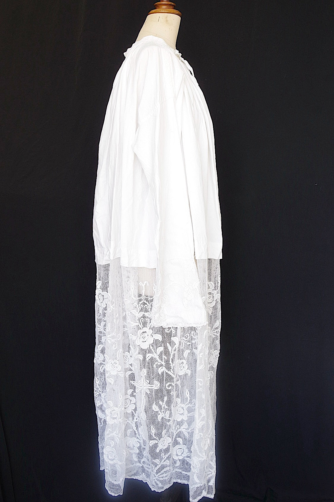 アンティーク 教会チュニック vetement antique l'aube 2 .FR a l'epoque