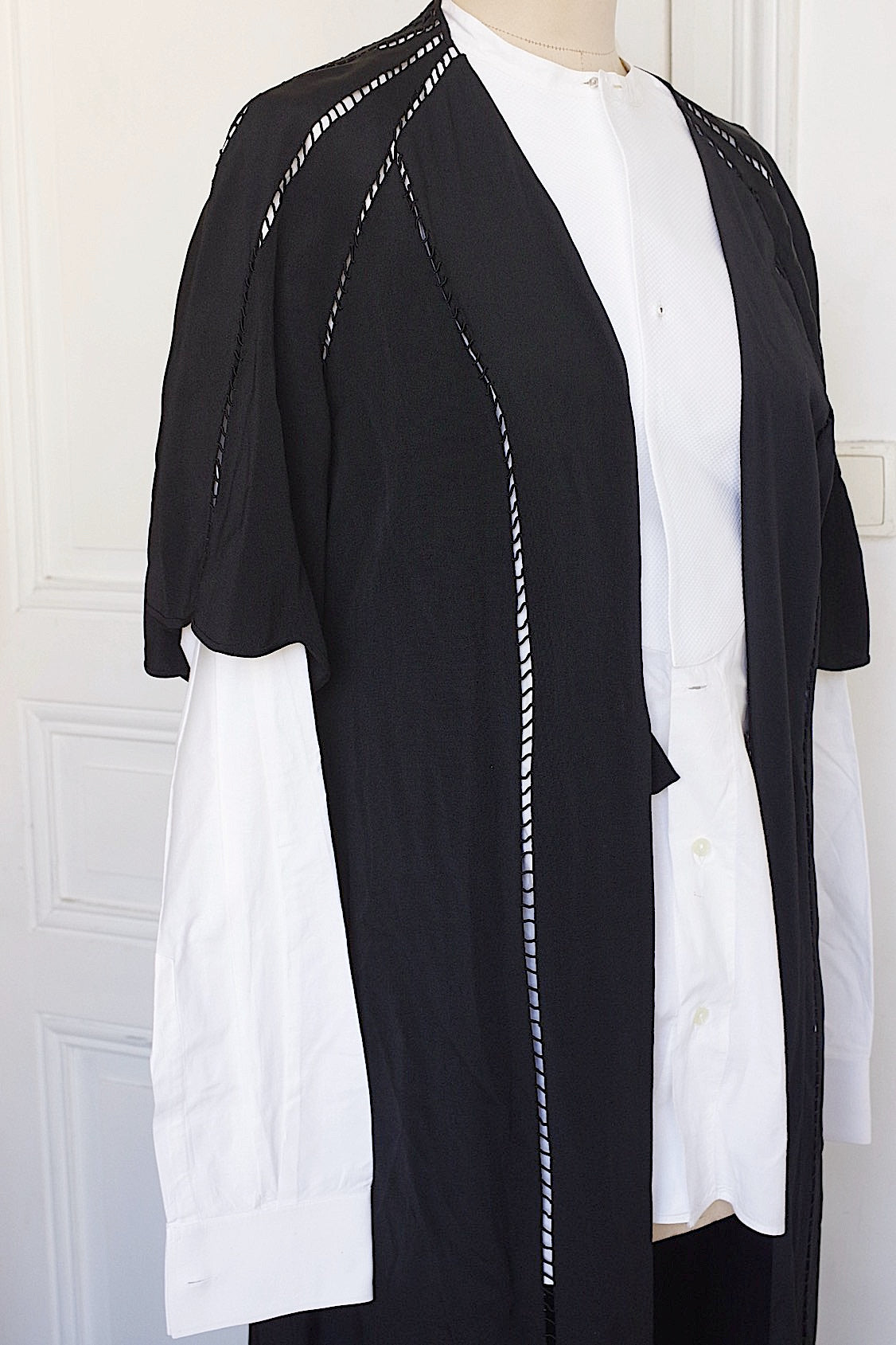 アンティーク 羽織 vetement antique くろコート 羽織 .FR a l'epoque