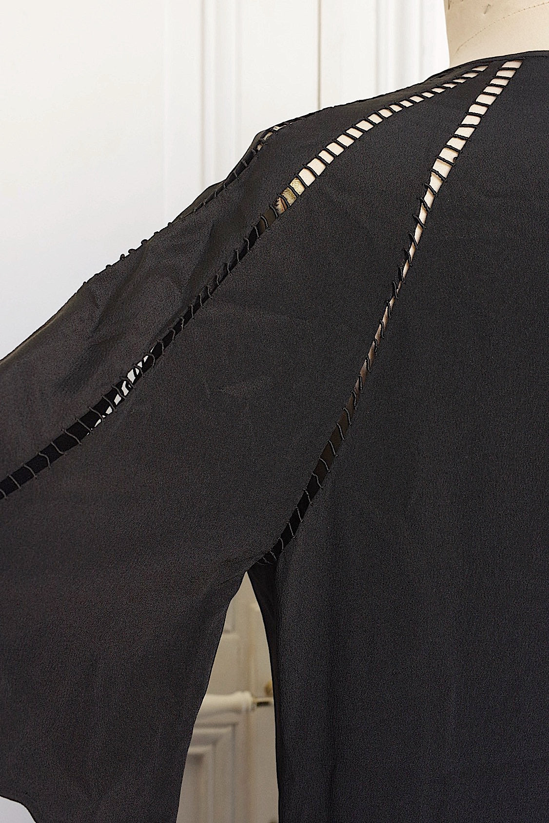 アンティーク 羽織 vetement antique くろコート 羽織 .FR a l'epoque