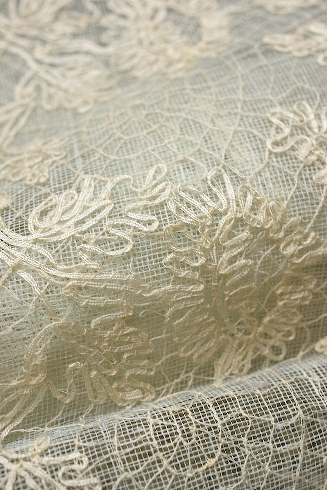 アンティークレース dentelle antique  127cm+おまけ .FR a l'epoque