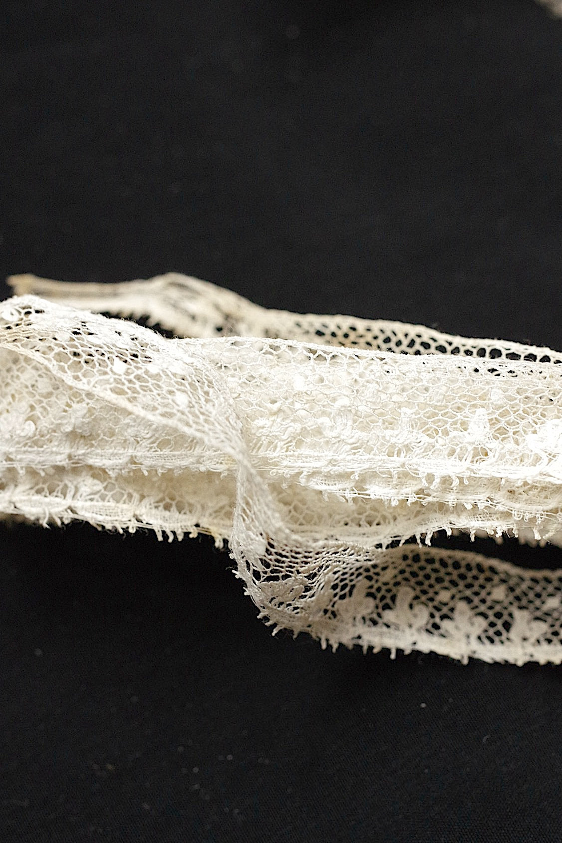 アンティークレース dentelle antique  127cm+おまけ .FR a l'epoque