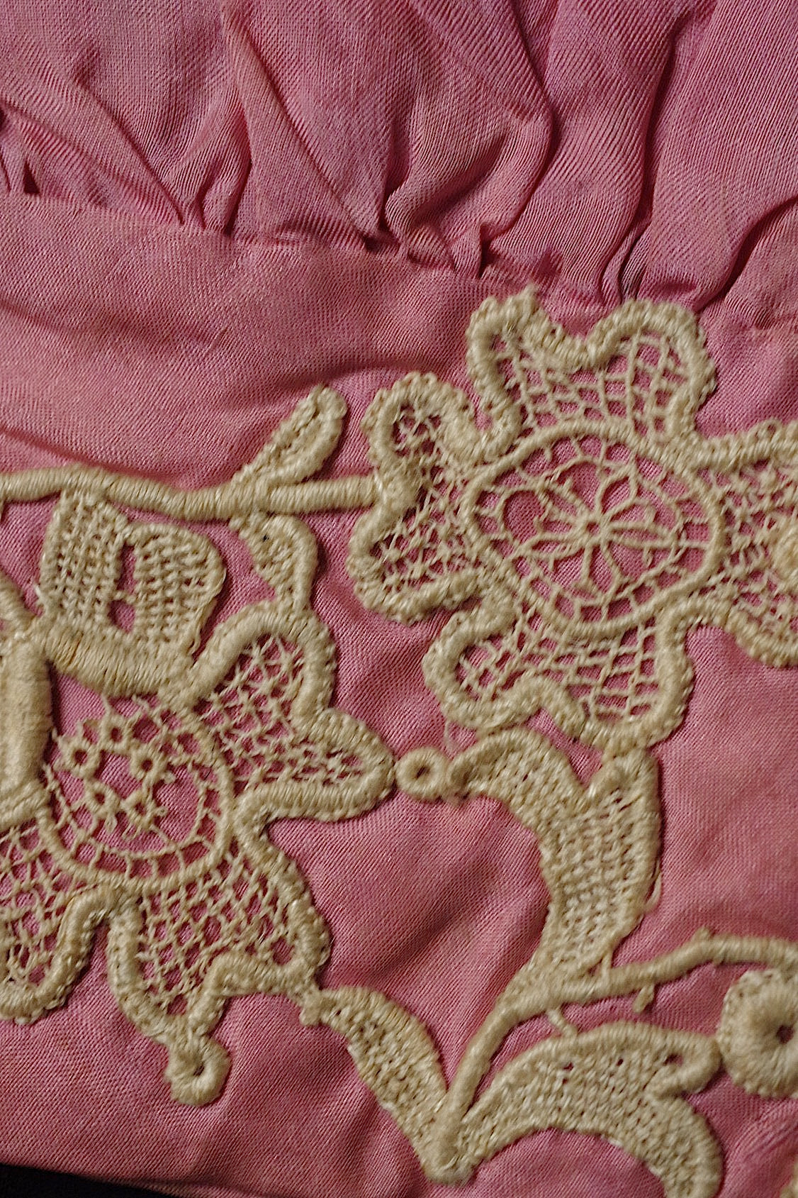 アンティークレース dentelle antique  袖ペア +片腕 .FR a l'epoque