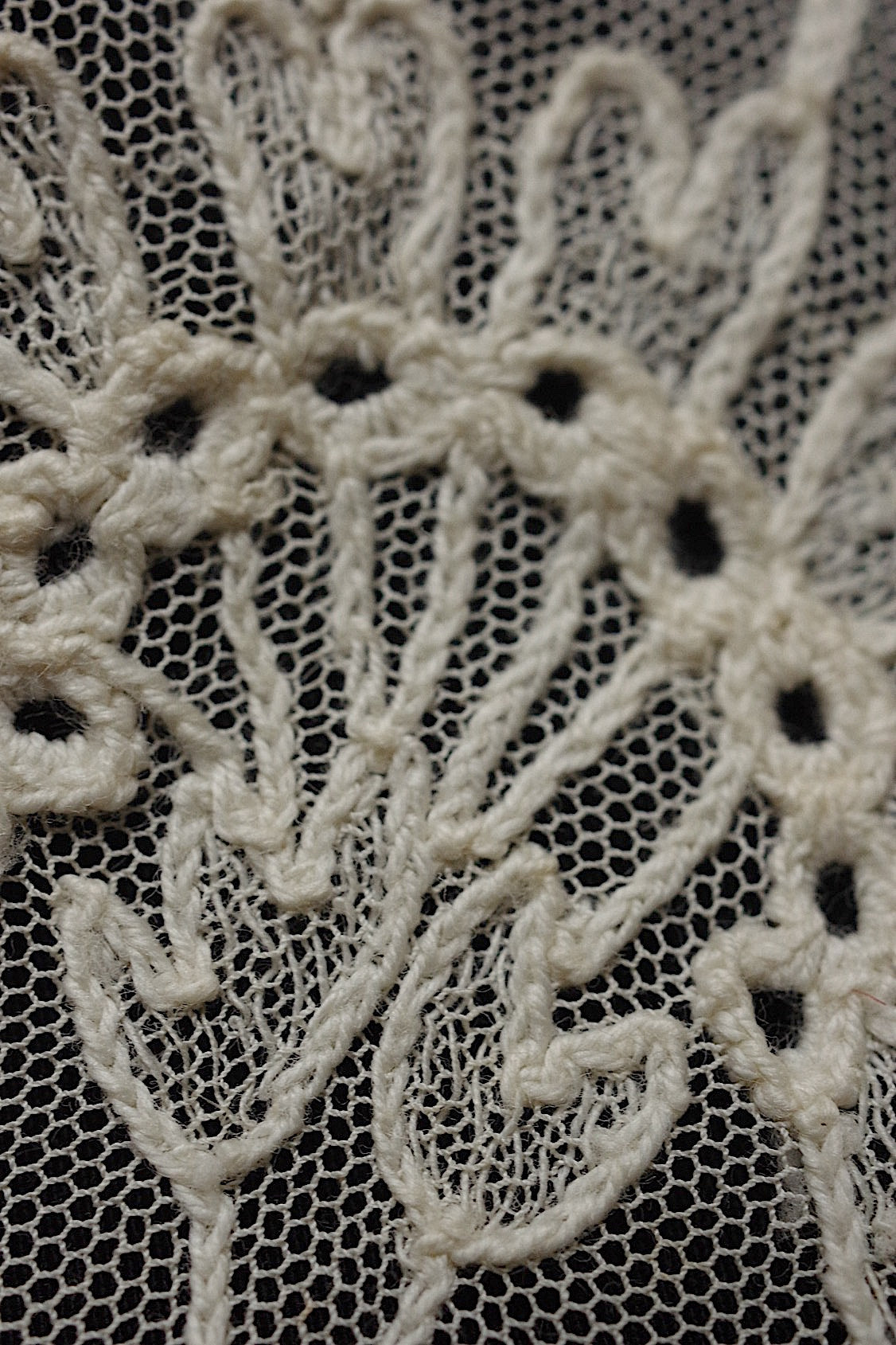 アンティークレース dentelle antique  素材用 ベール .FR a l'epoque