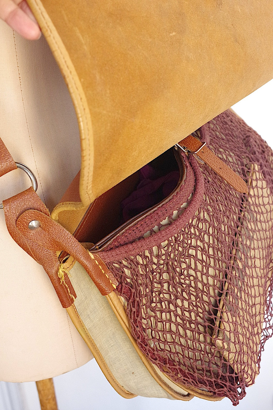 ヴィンテージハンターバッグ vintage sac pour chasseur .FR a l'epoque