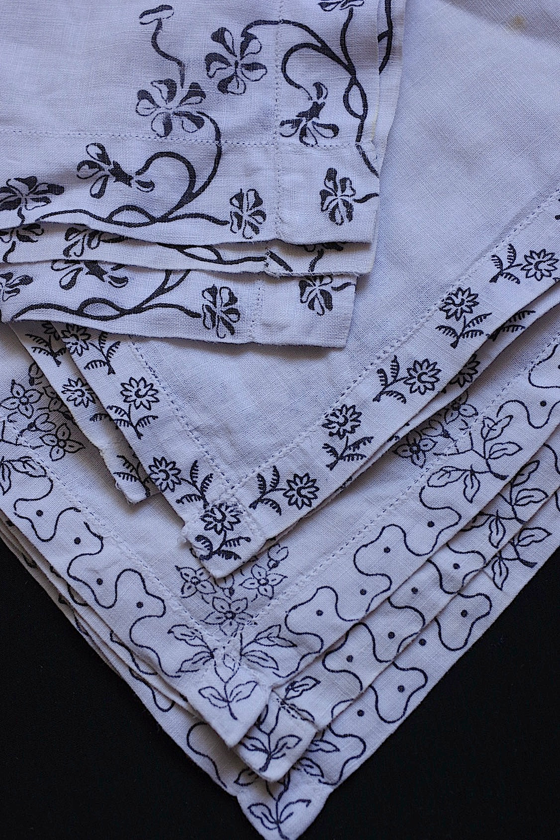 アンティークレース dentelle antique ハンカチ3枚 .FR a l'epoque