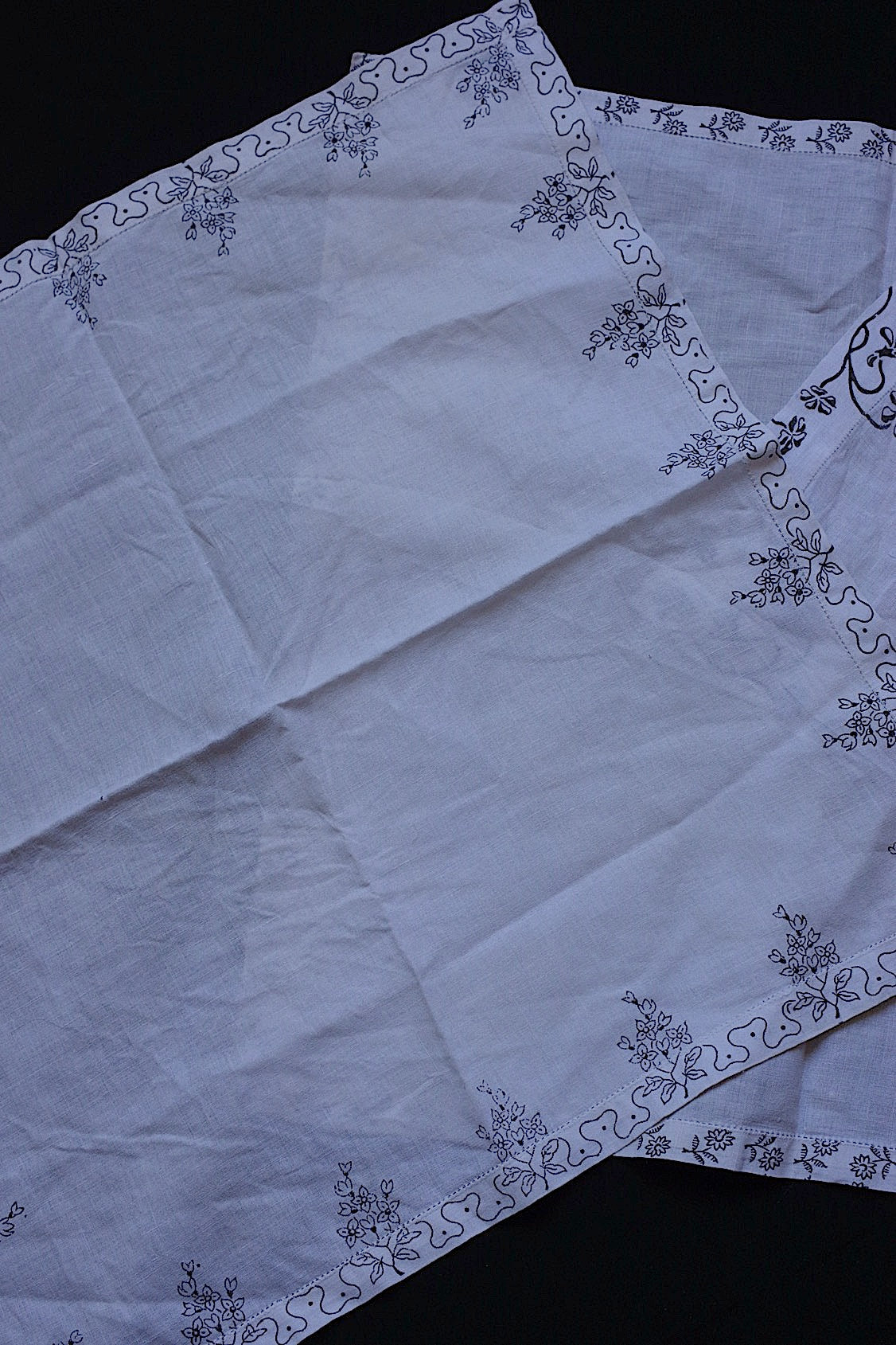 アンティークレース dentelle antique  ハンカチ3枚 .FR a l'epoque