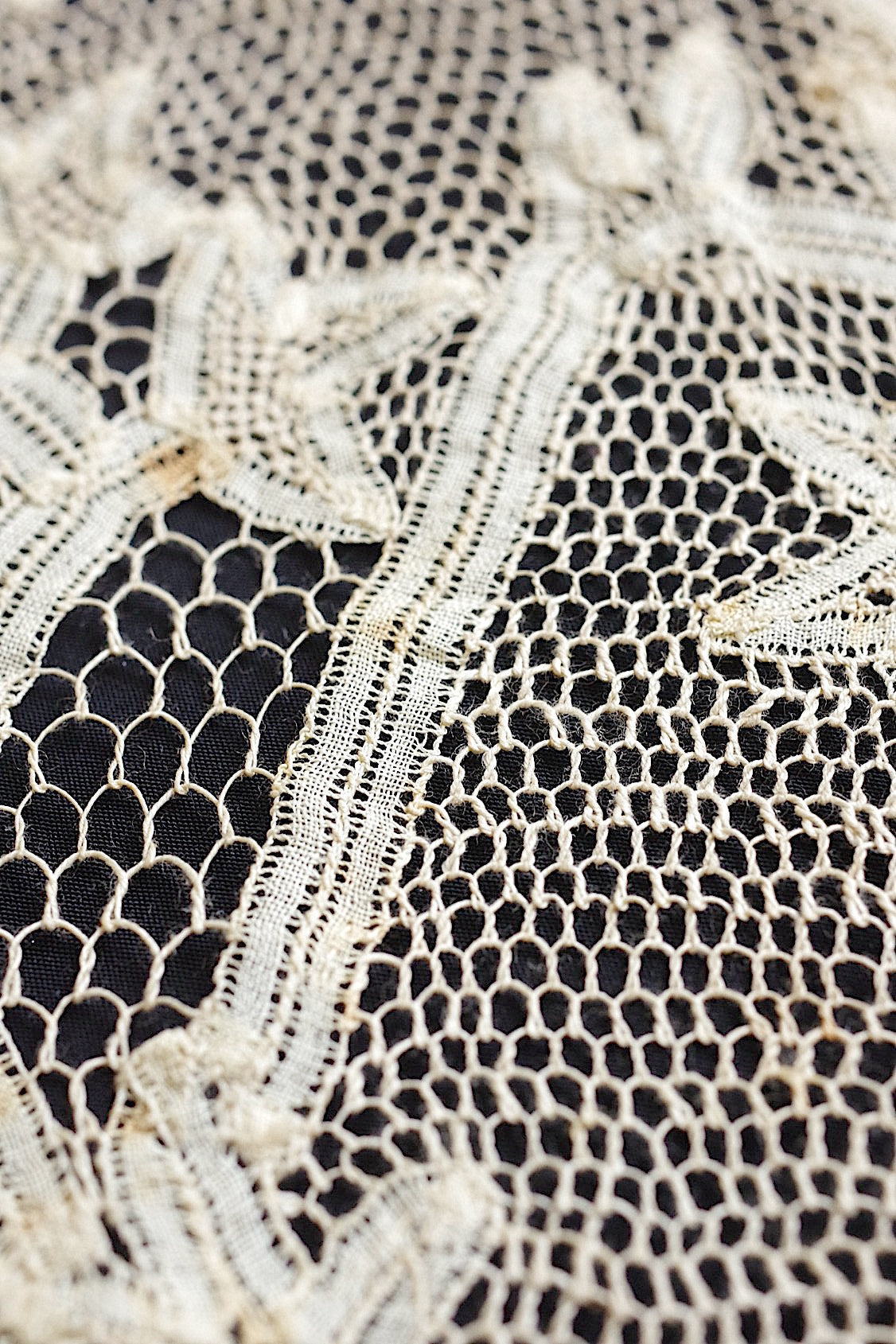 アンティークレース dentelle antique ブロードレース 4種 .FR a l'epoque