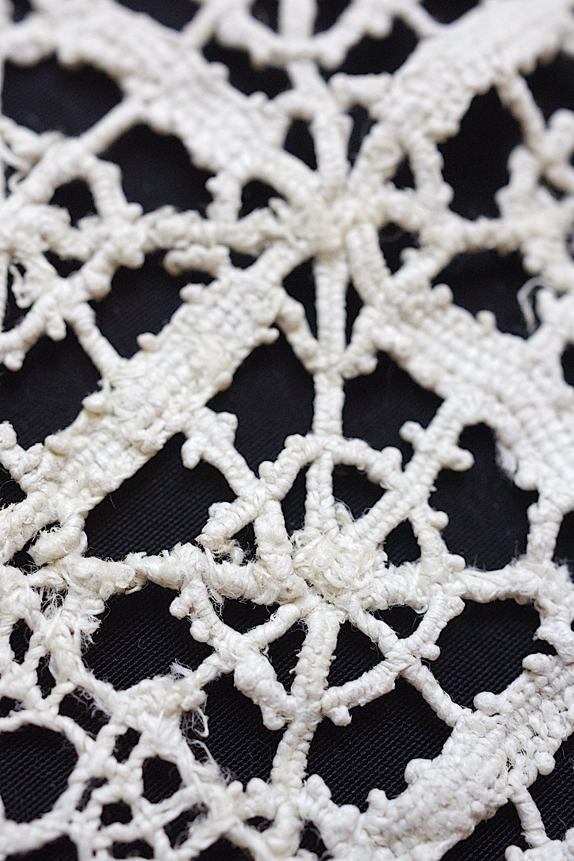 アンティークレース dentelle antique 素材用 端切れ+レティセラ襟 .FR a l'epoque