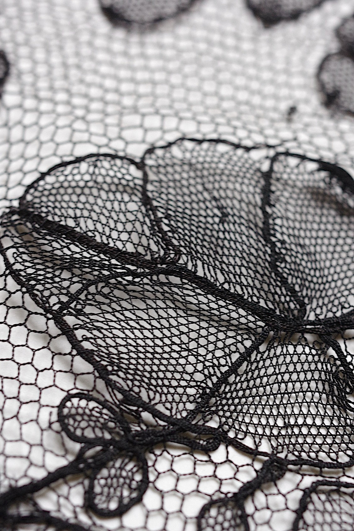 アンティークレース dentelle antique  シャンティイレース290cm  .FR a l'epoque