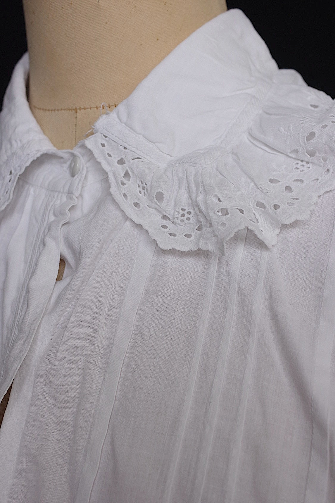 アンティーク古着 vêtement antique アンティークコットンブラウス .FR a l'epoque