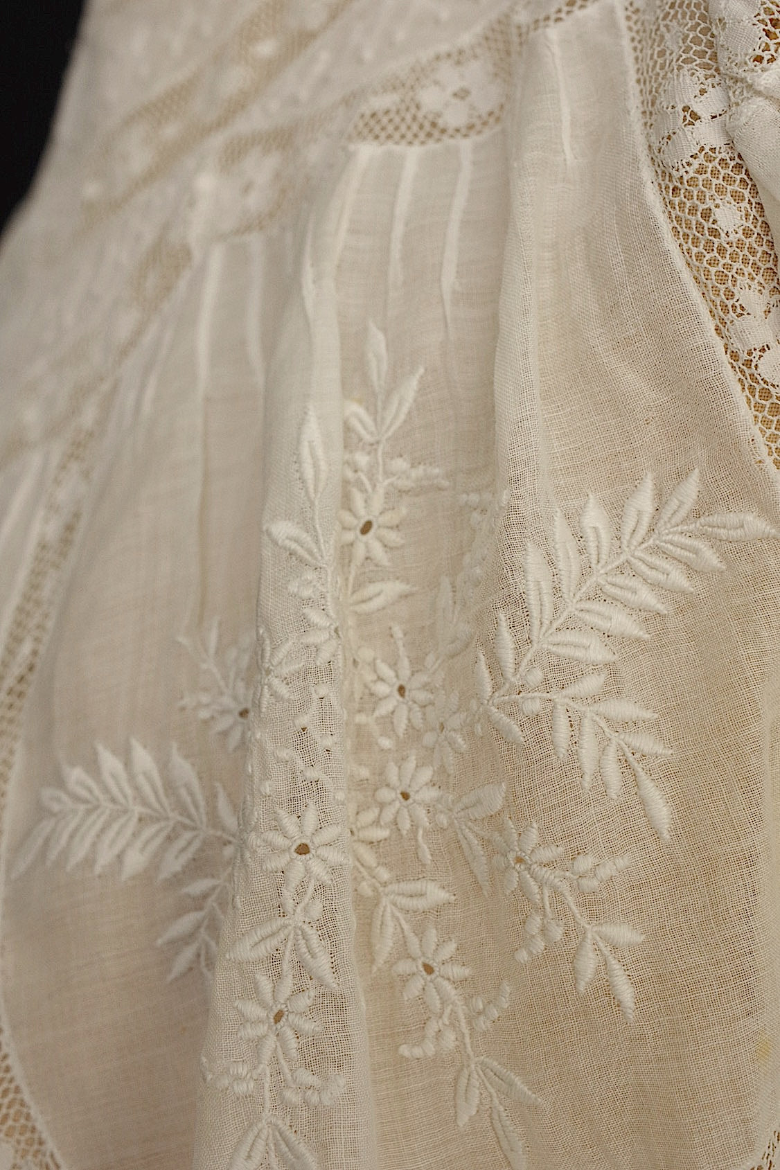 アンティーク古着 vêtement antique アンティーク刺繍 ブラウス .FR a l'epoque