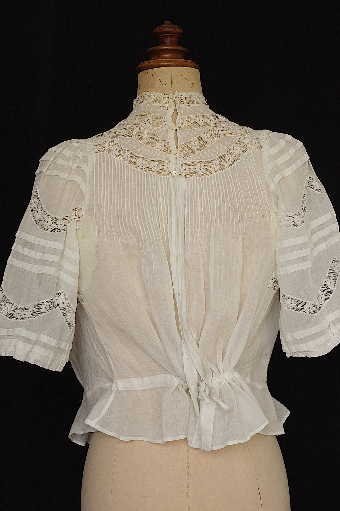 アンティーク古着 vêtement antique アンティーク刺繍 ブラウス .FR a l'epoque