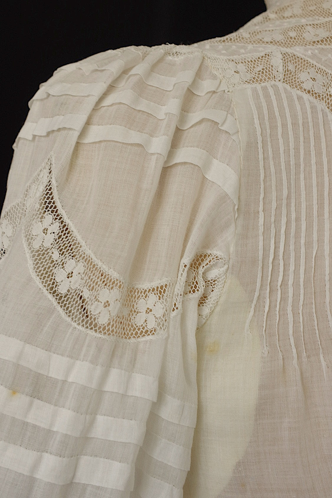 アンティーク古着 vêtement antique アンティーク刺繍 ブラウス .FR a l'epoque