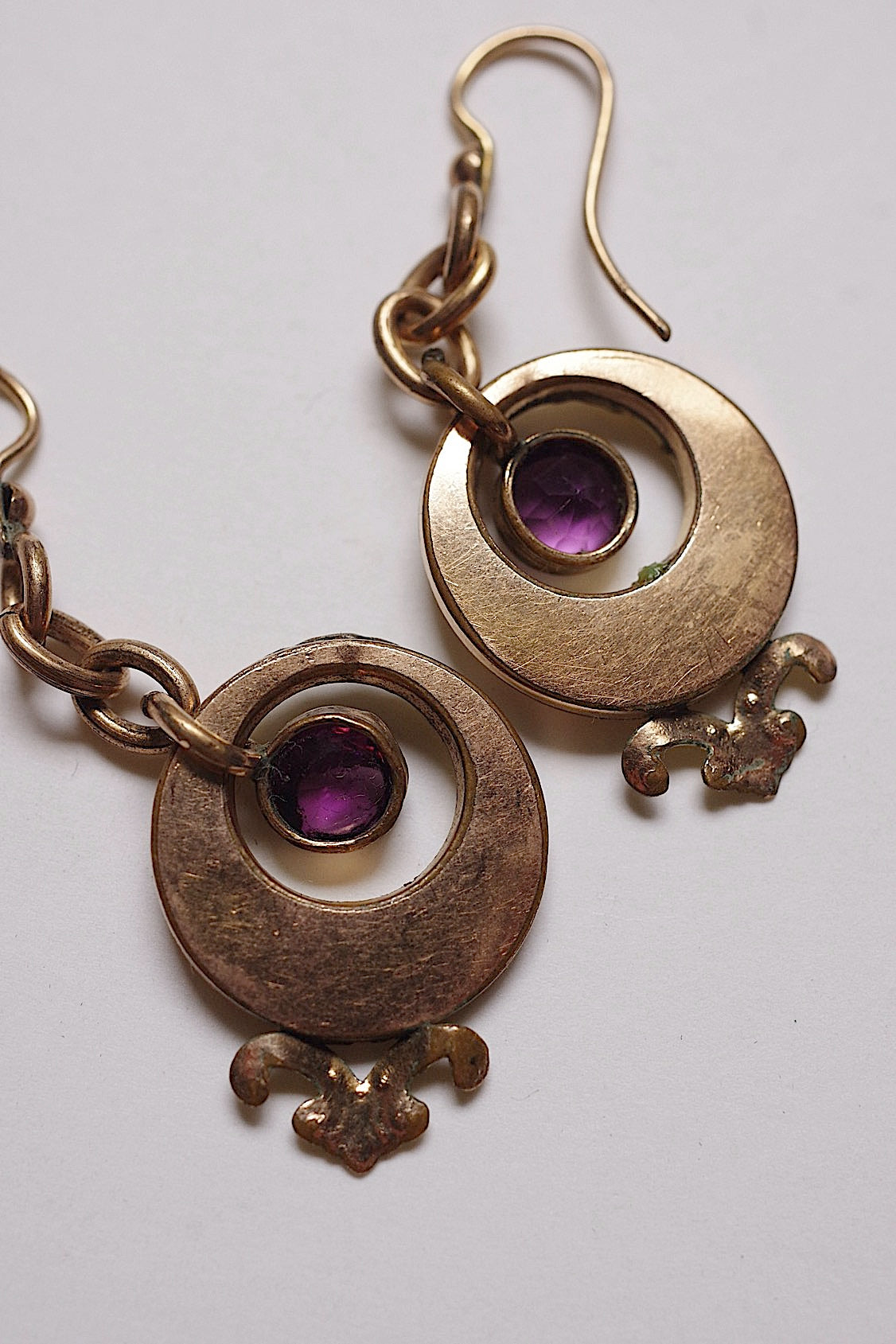 アンティークアクセサリー Boucles d'oreilles anciennes antique ピアス .FR a l'epoque