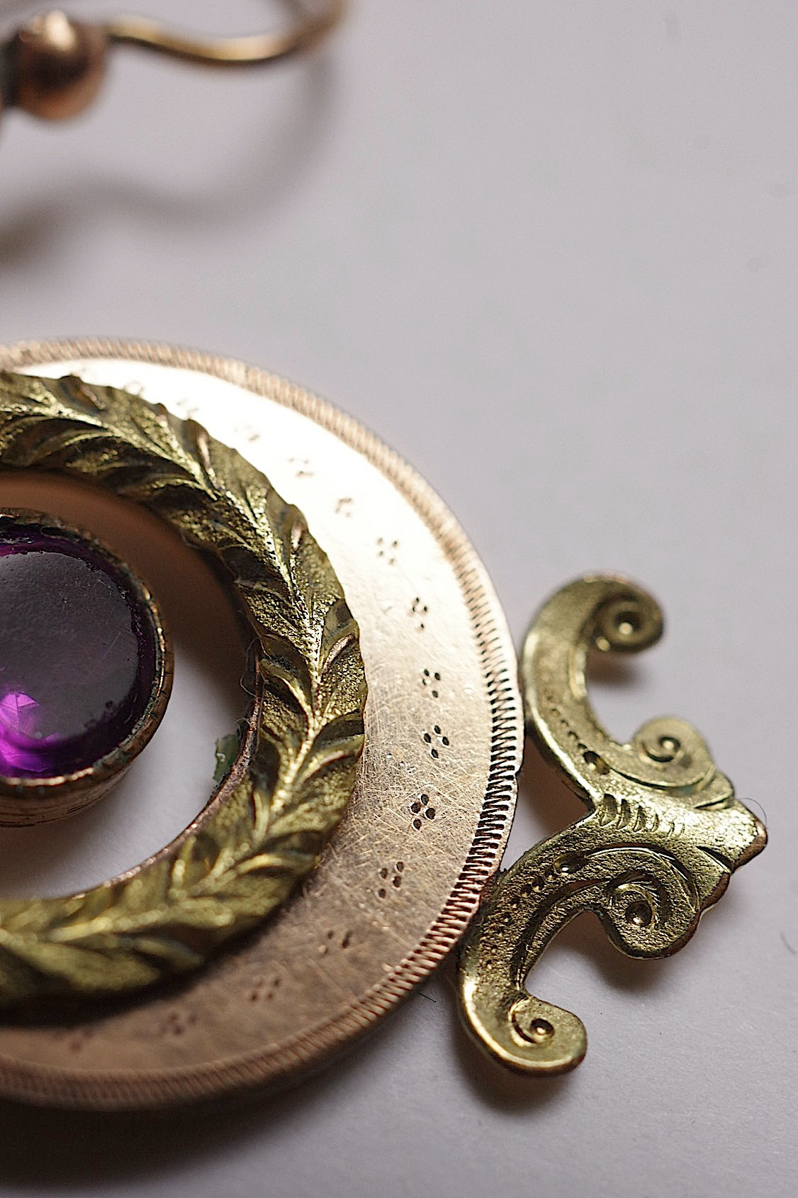 アンティークアクセサリー Boucles d'oreilles anciennes antique ピアス .FR a l'epoque