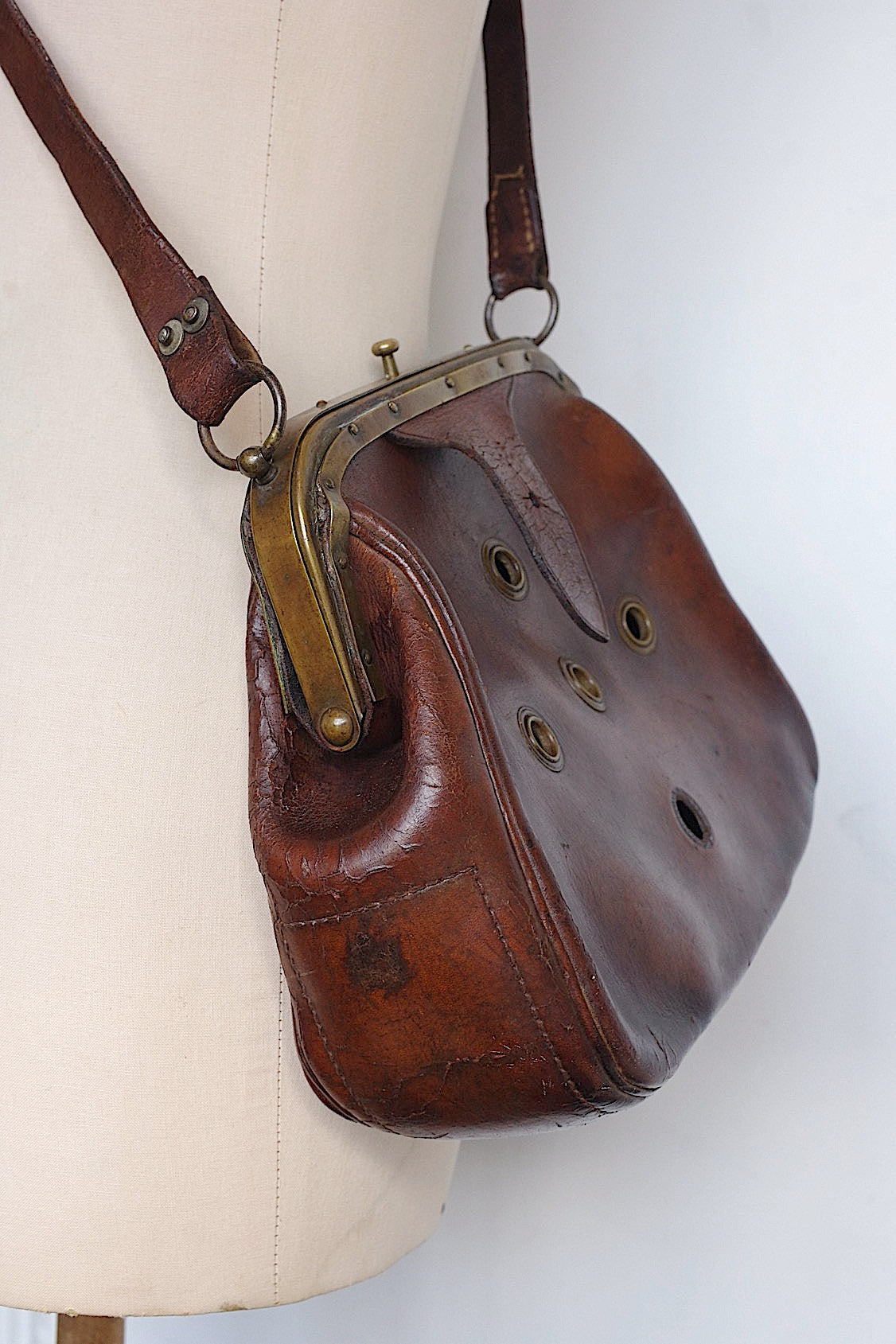 アンティークバッグ ハンター用 antique sac a furet .FR a l'epoque