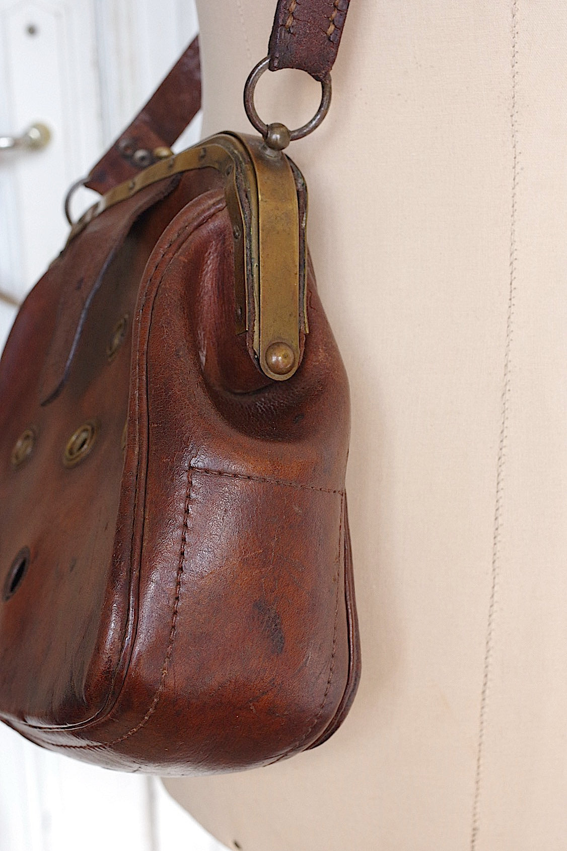 アンティークバッグ ハンター用 antique sac a furet .FR a l'epoque