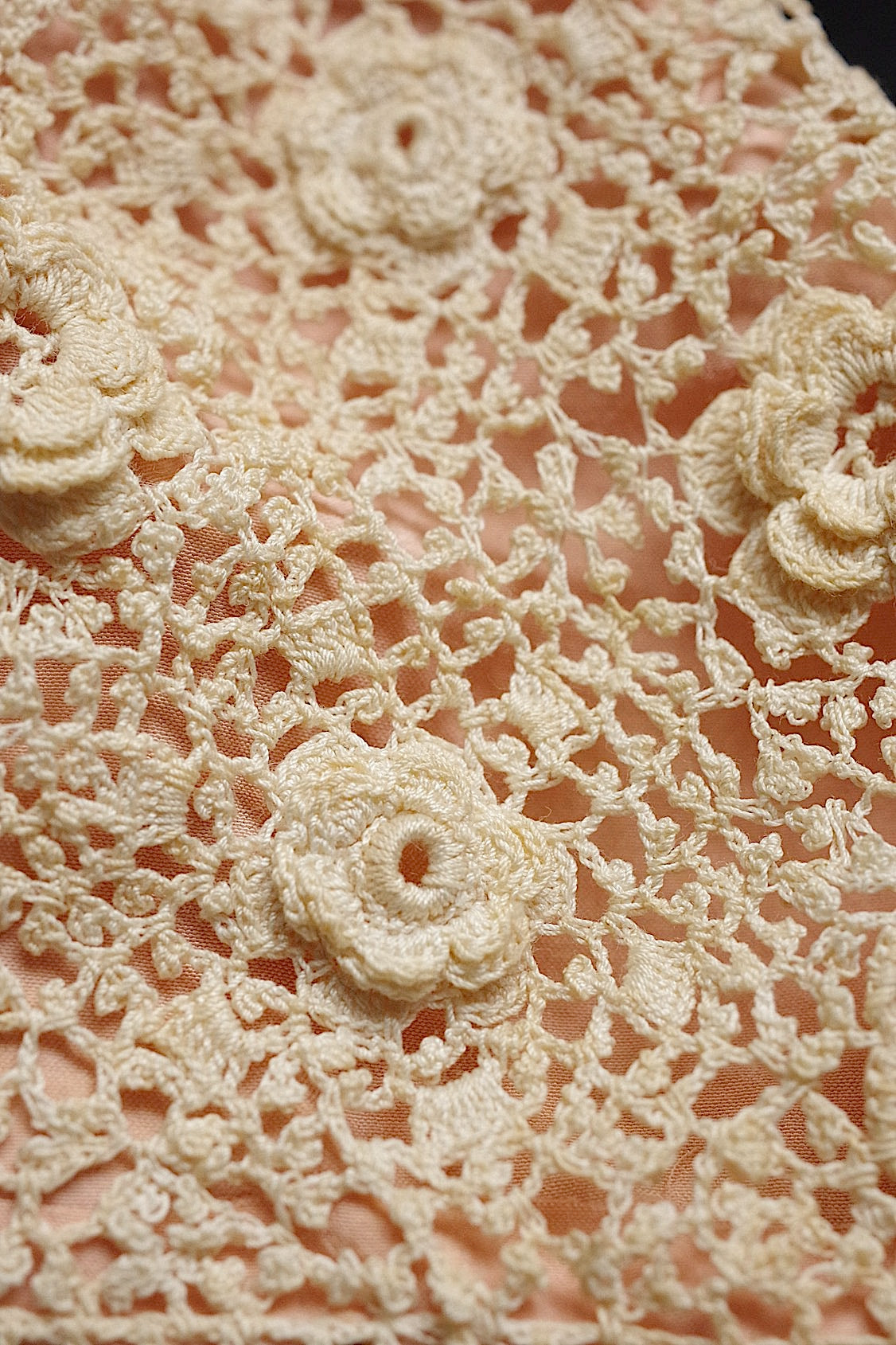 アンティークレース dentelle antique クロシェ ボネ+靴 .FR a l'epoque