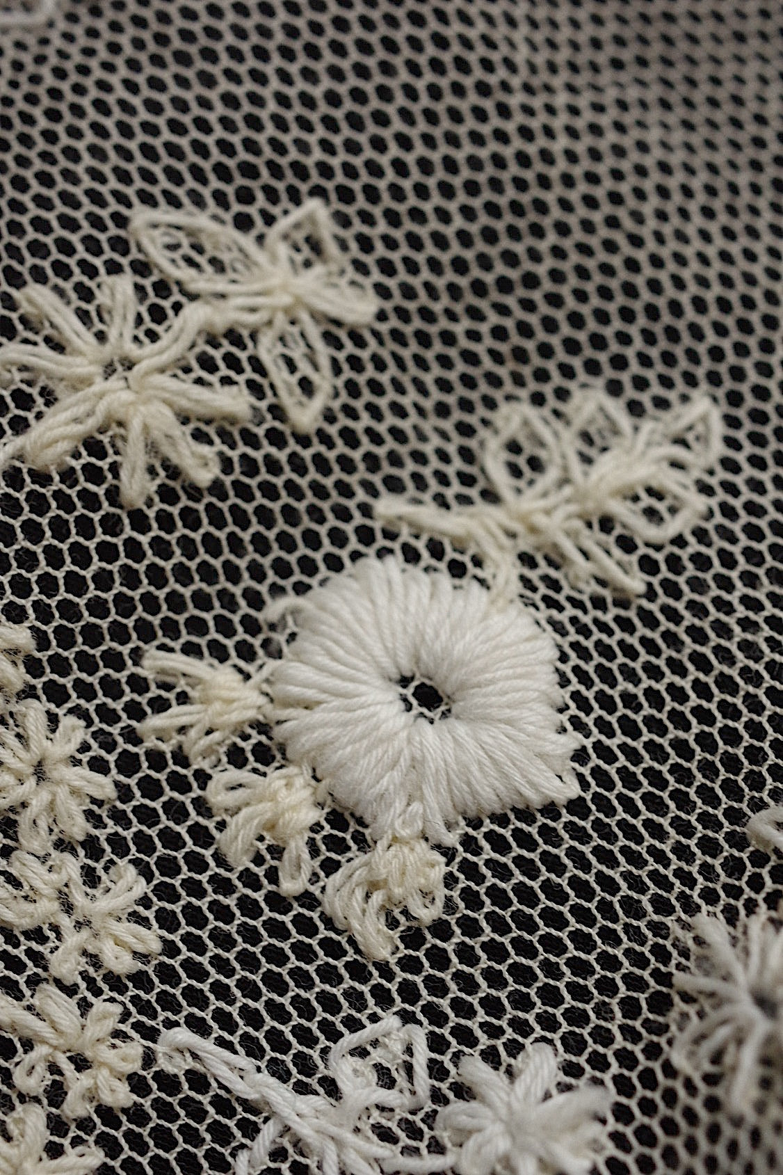 アンティークレース dentelle antique 170cm+210cm .FR a l'epoque