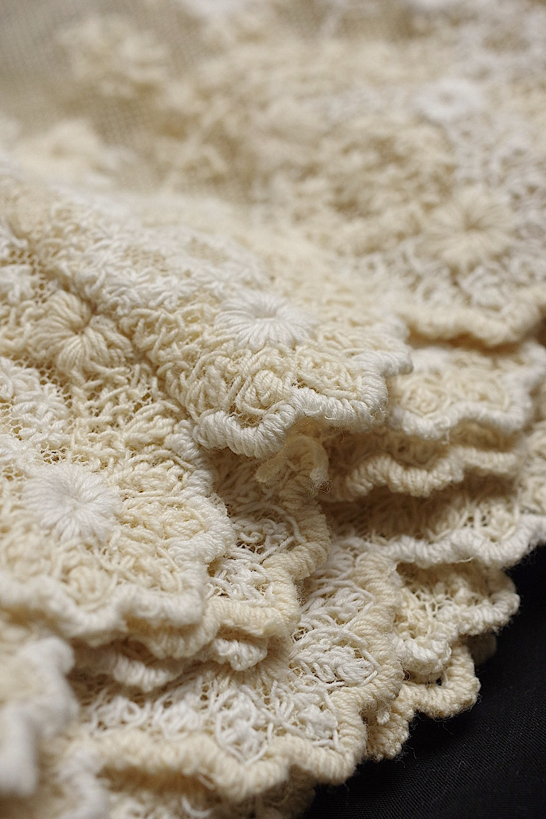 アンティークレース dentelle antique 170cm+210cm .FR a l'epoque