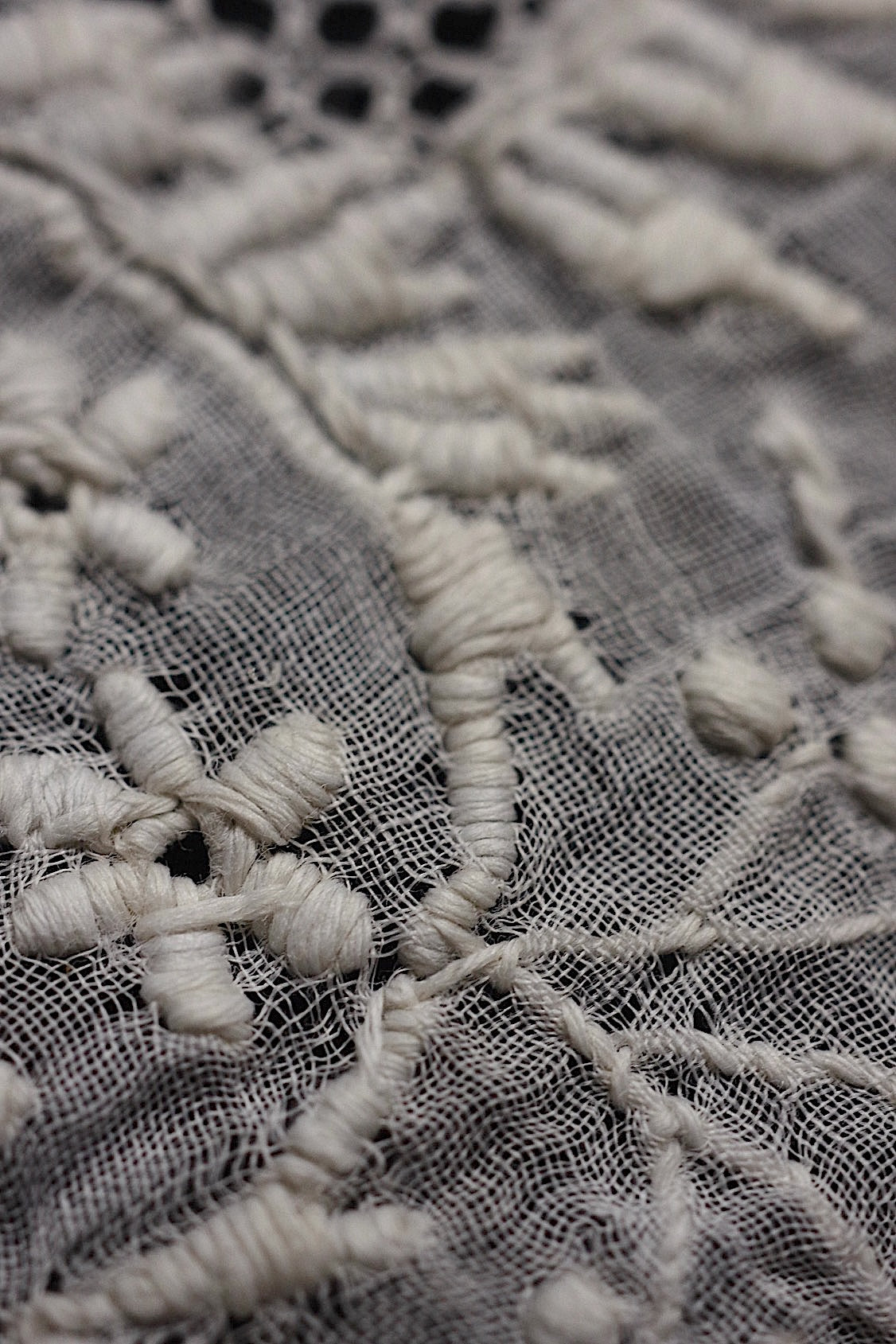 アンティークレース dentelle antique 刺繍クロス 素材用 .FR a l'epoque