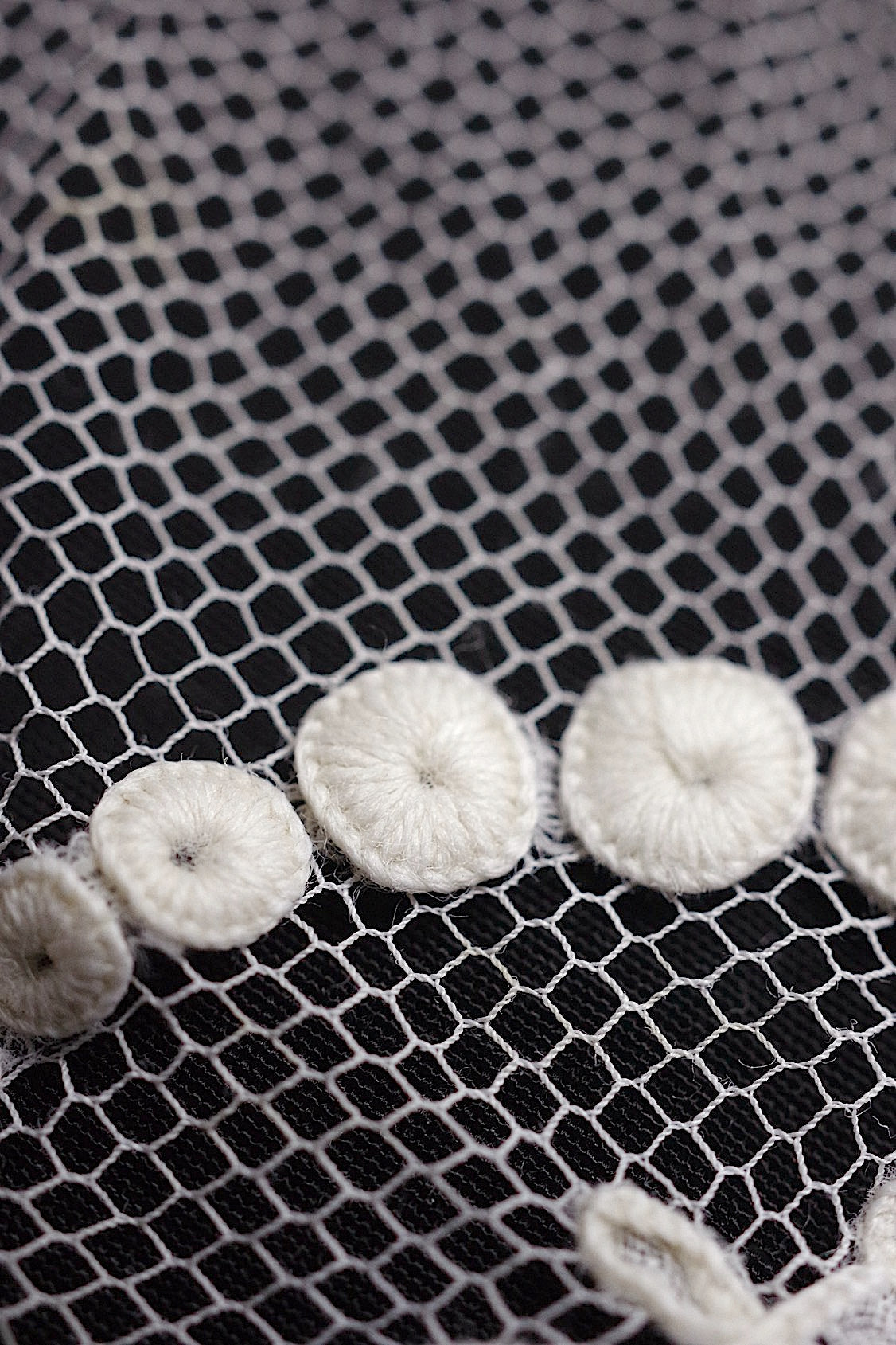 アンティークレース dentelle antique 193cm 143cm .FR a l'epoque