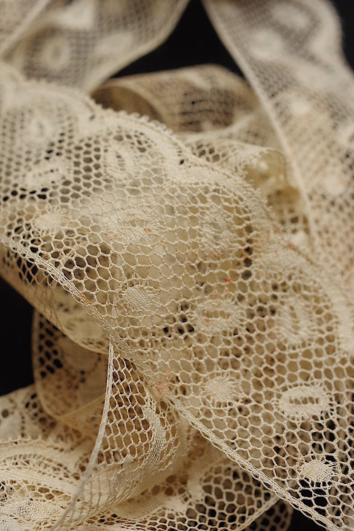 アンティークレース dentelle antique 10m以上+510cm .FR a l'epoque