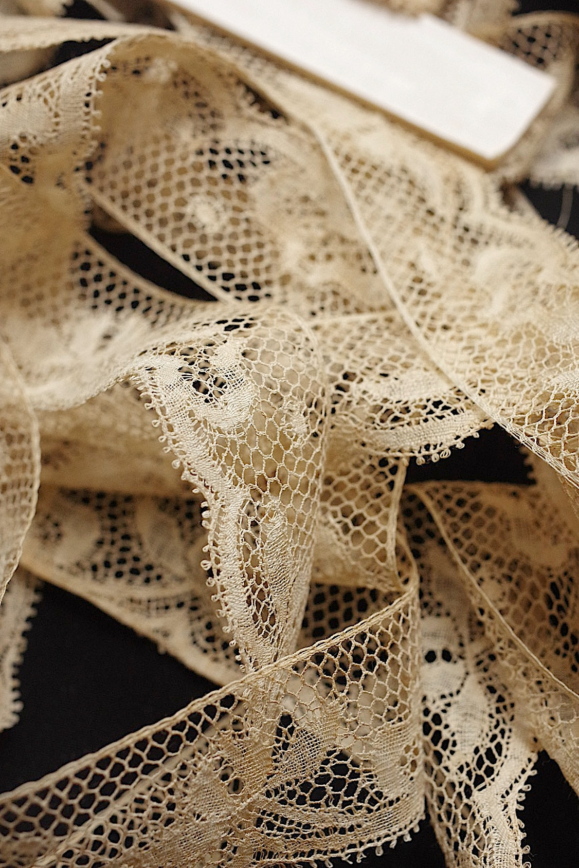 アンティークレース dentelle antique 10m以上+510cm .FR a l'epoque