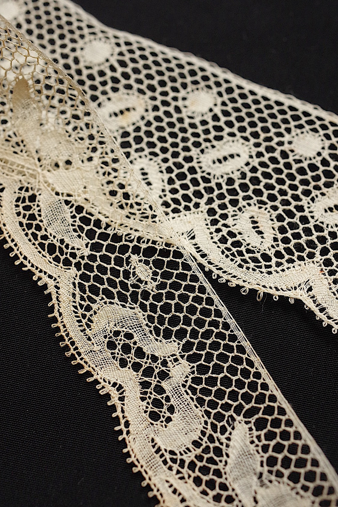 アンティークレース dentelle antique 10m以上+510cm .FR a l'epoque