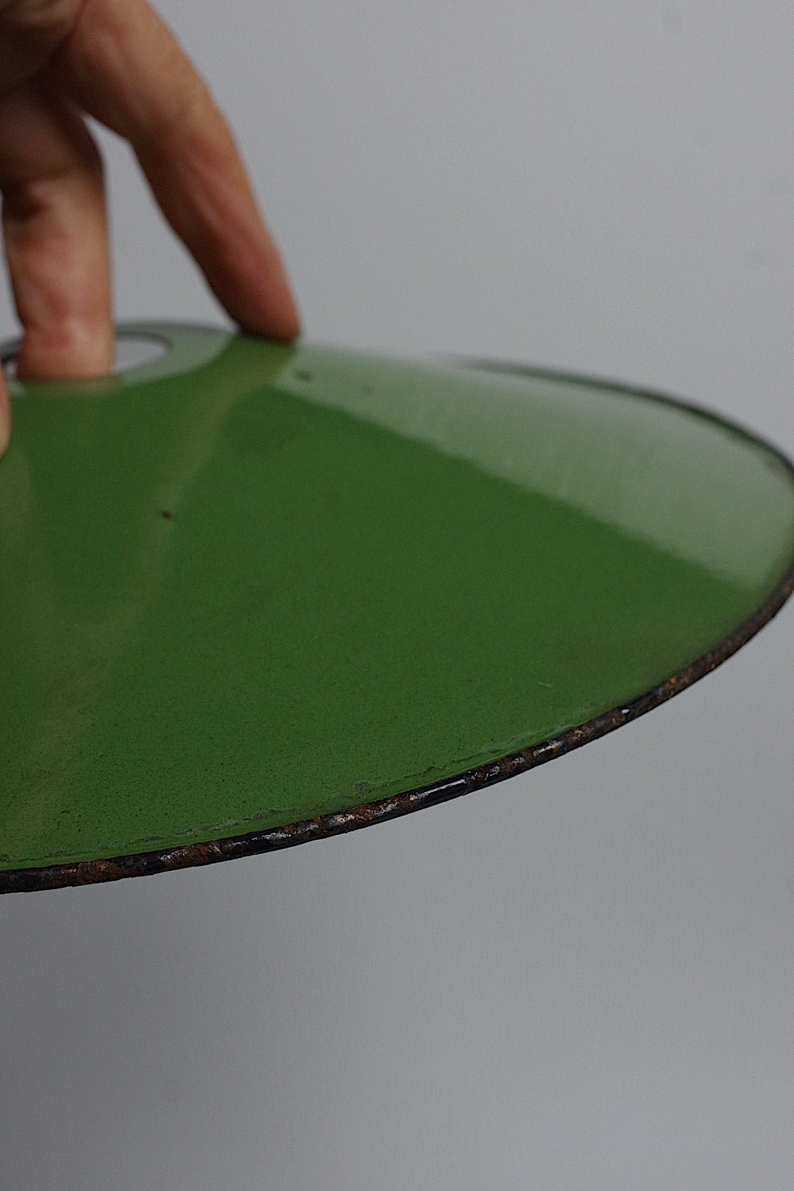 アンティークランプシェード  abat-jour antique ホーロー .FR a l'epoque