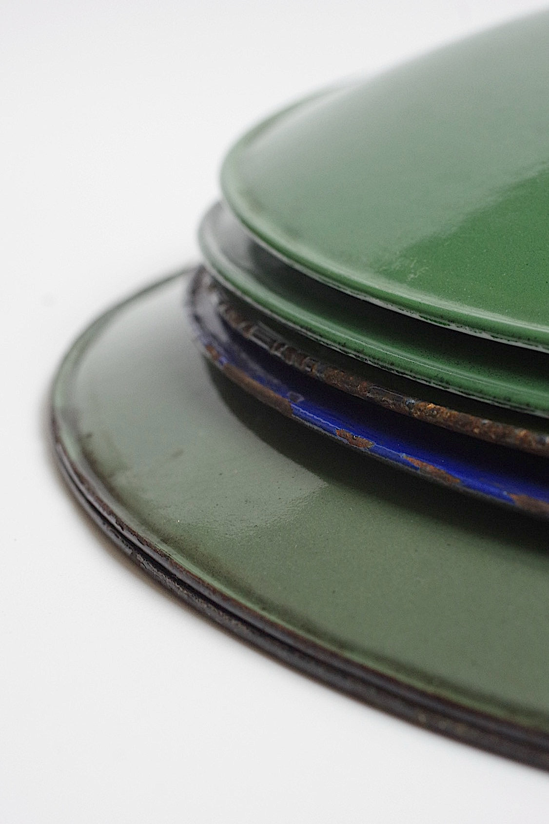 アンティークランプシェード  abat-jour antique ホーロー .FR a l'epoque