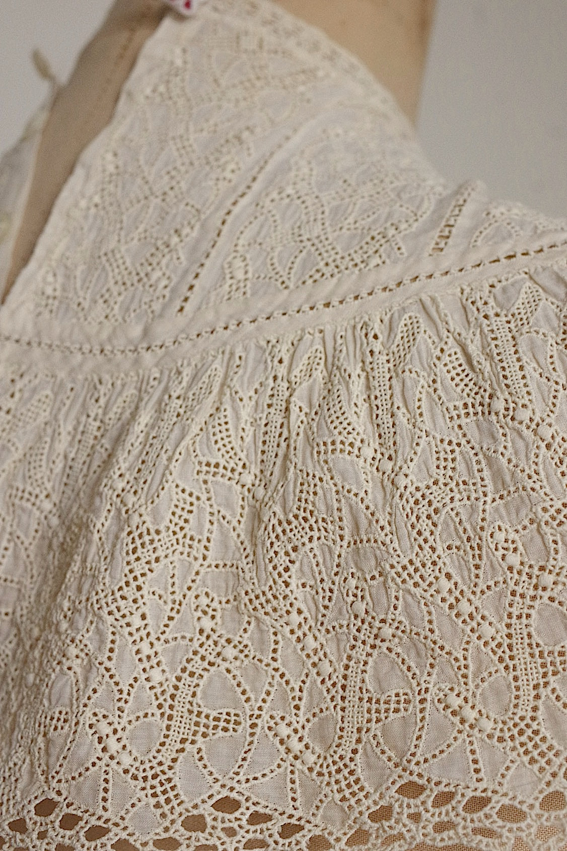 アンティークレース  dentelle antique  襟 .FR a l'epoque