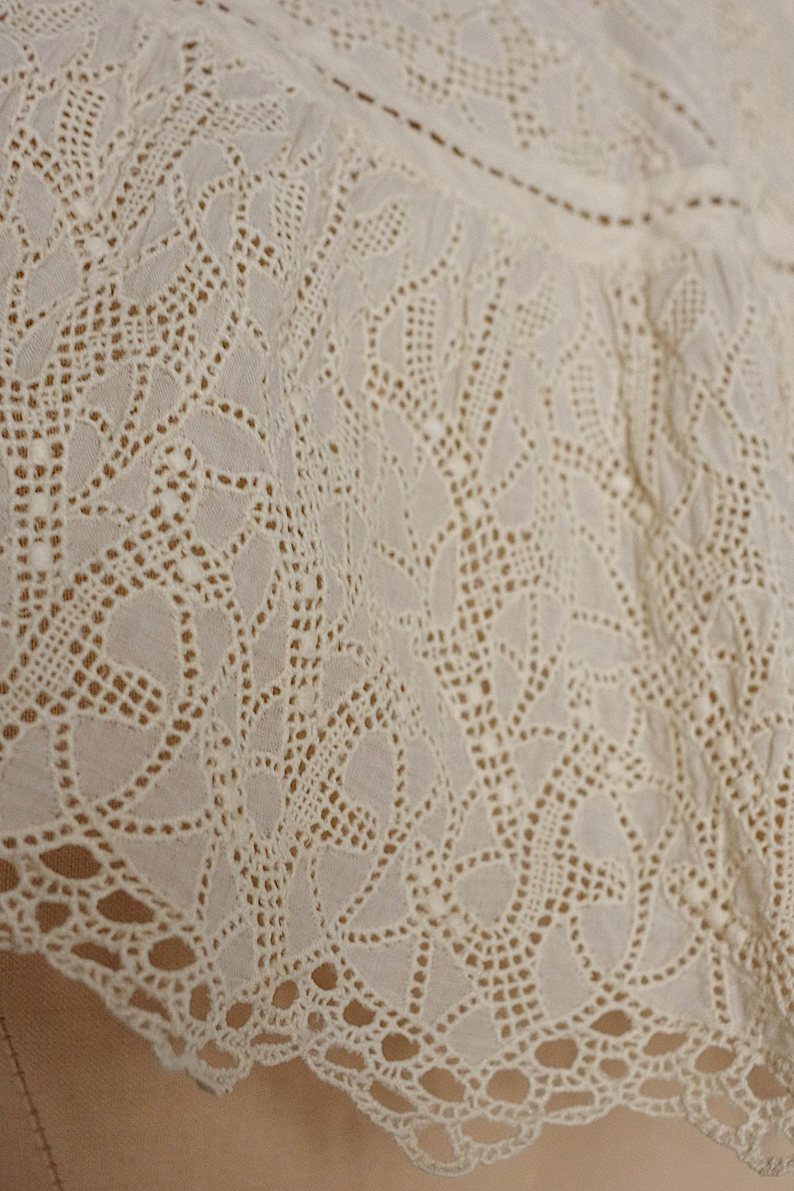 アンティークレース  dentelle antique  襟 .FR a l'epoque