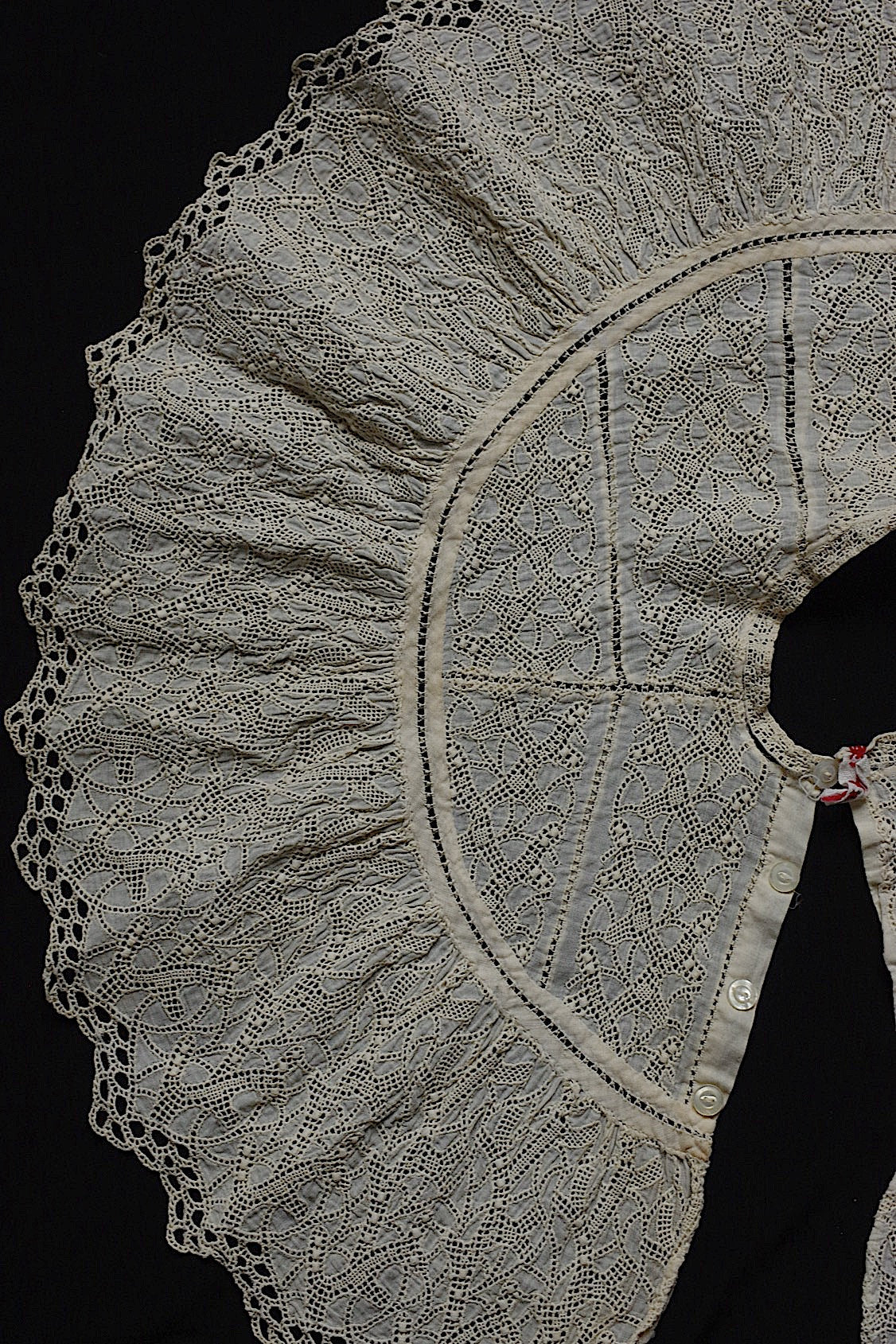 アンティークレース  dentelle antique  襟 .FR a l'epoque