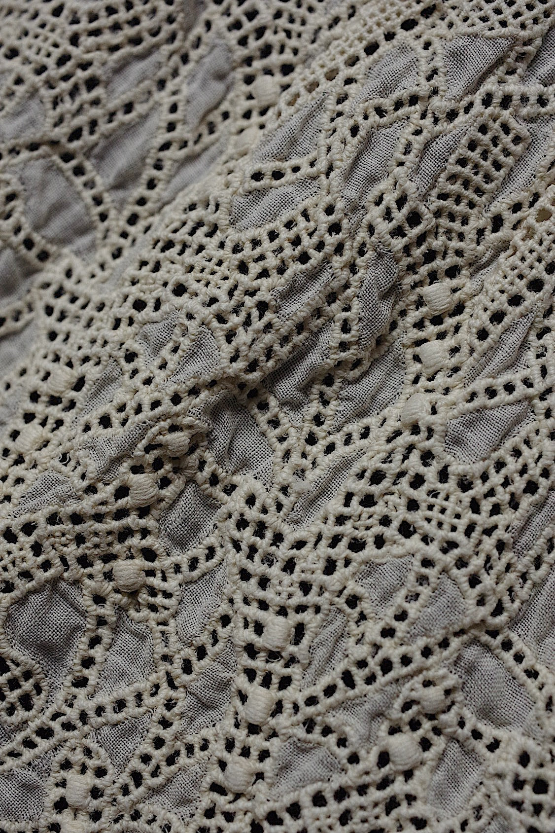 アンティークレース  dentelle antique  襟 .FR a l'epoque