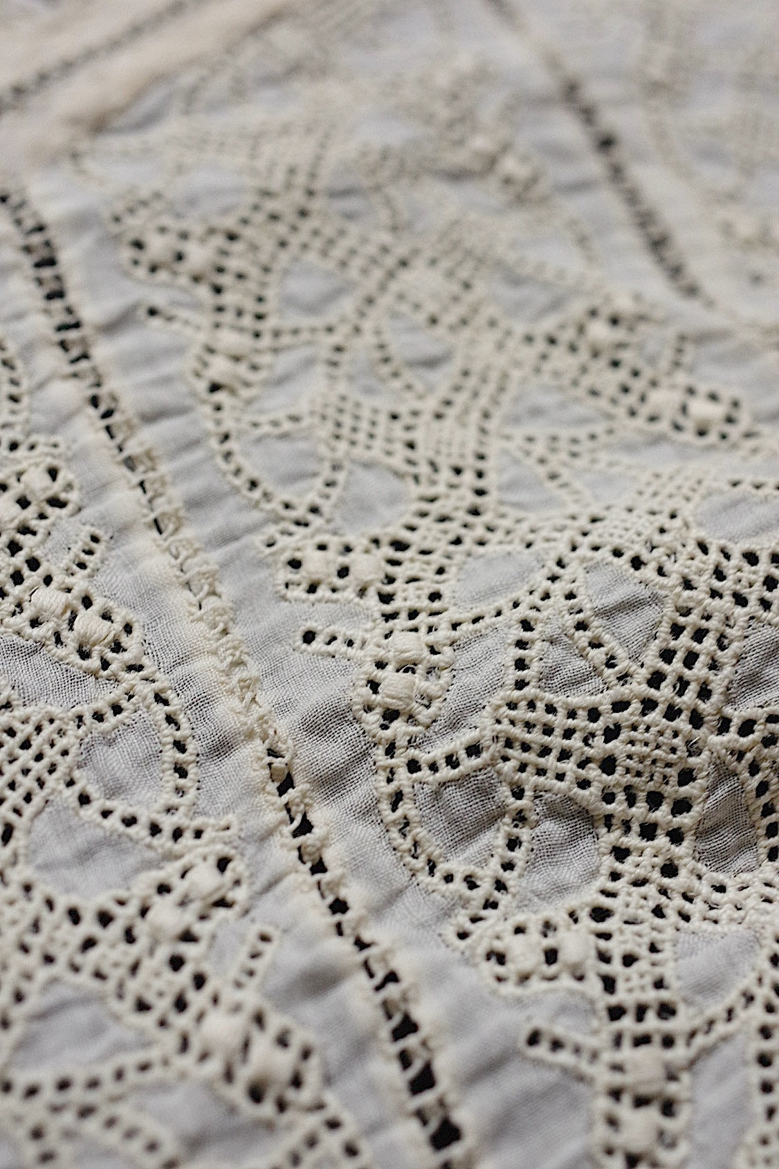 アンティークレース  dentelle antique  襟 .FR a l'epoque