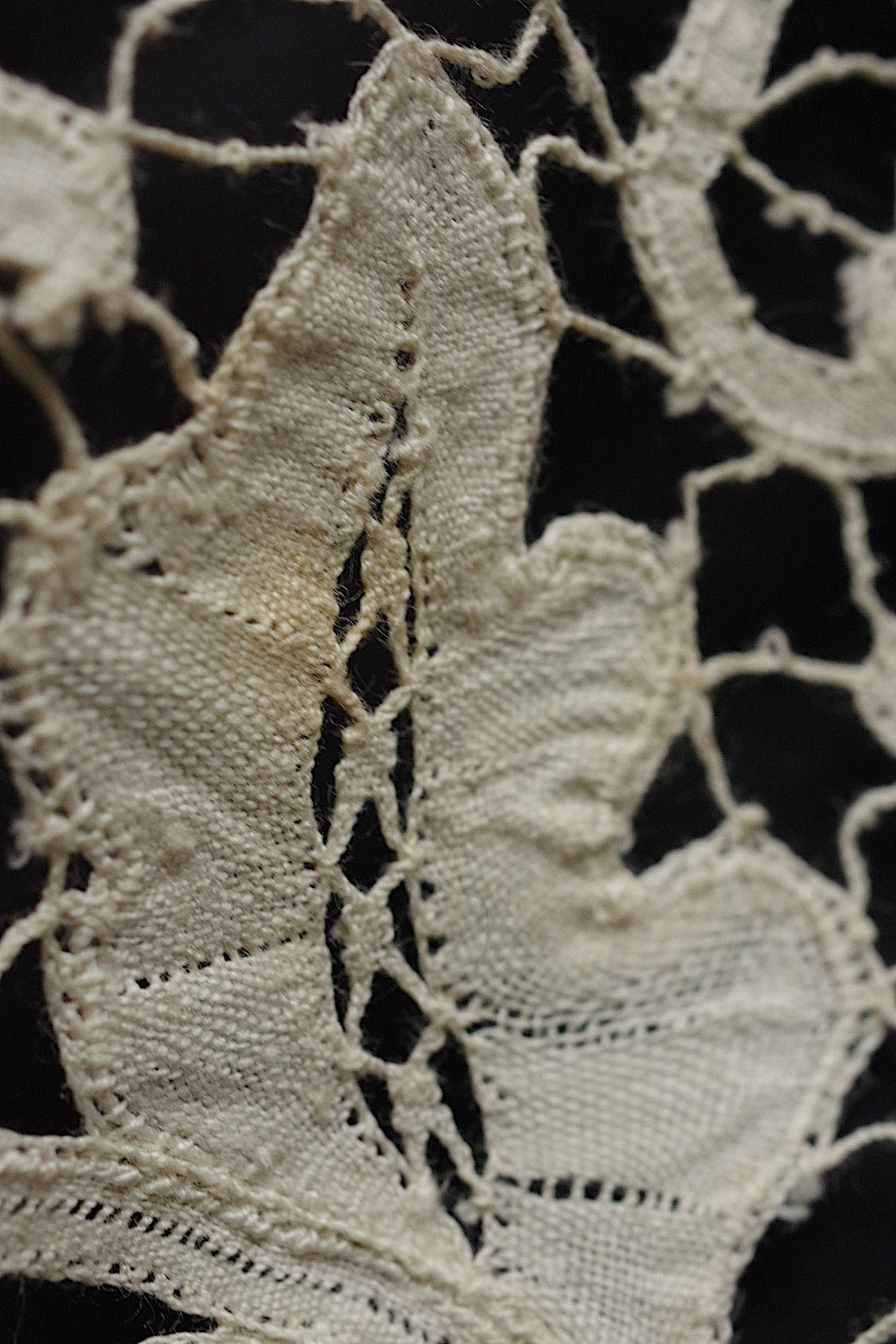 アンティークレース  dentelle antique  214cm .FR a l'epoque