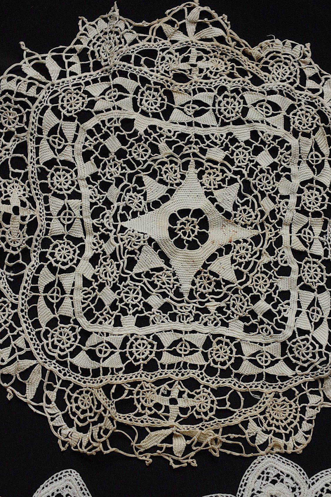 アンティークレース  dentelle antique  モチーフ 15個 .FR a l'epoque