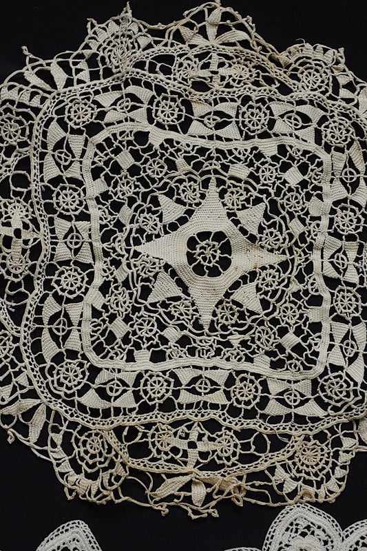 アンティークレース dentelle antique モチーフ 15個 .FR a l'epoque