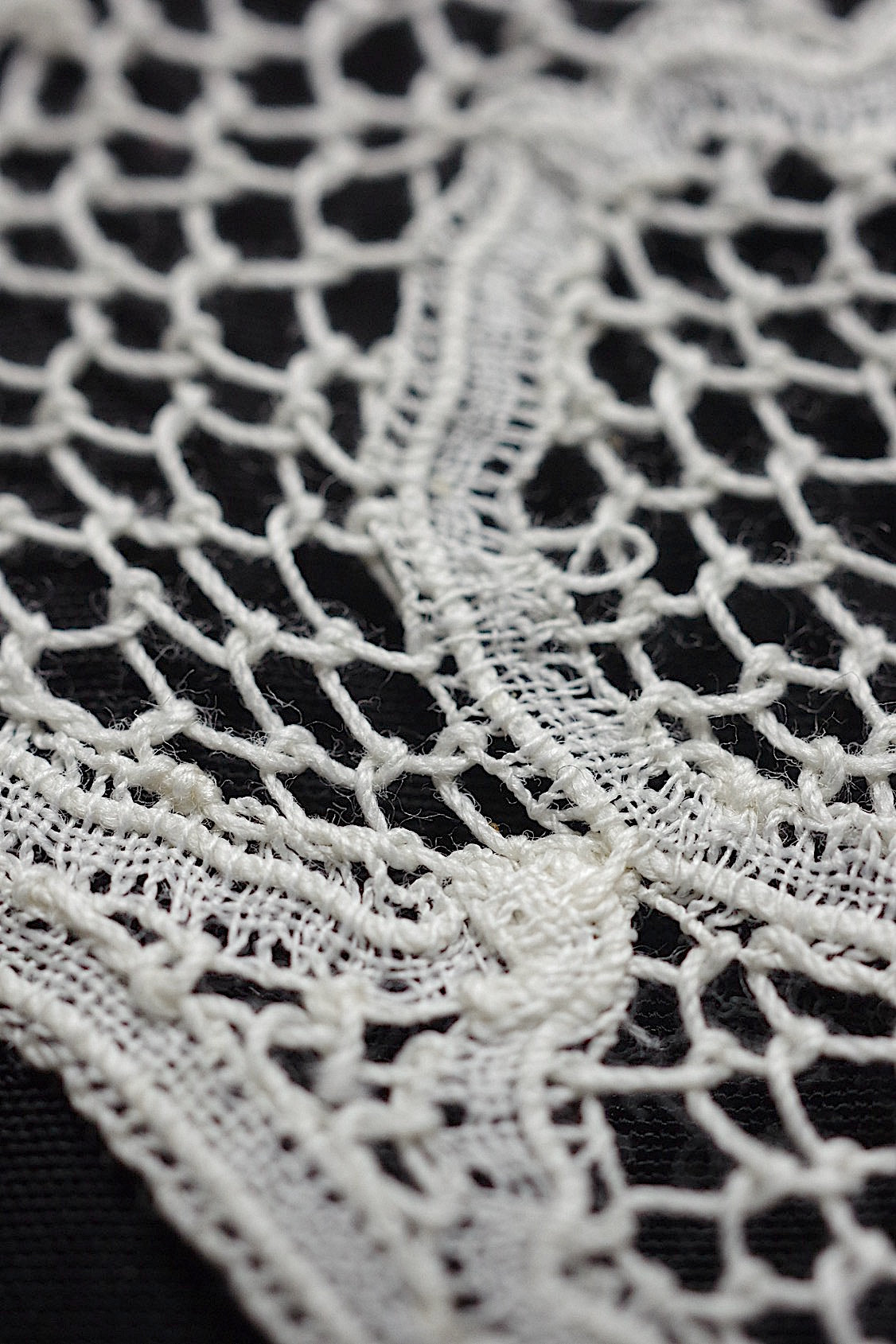 アンティークレース  dentelle antique  494cm .FR a l'epoque