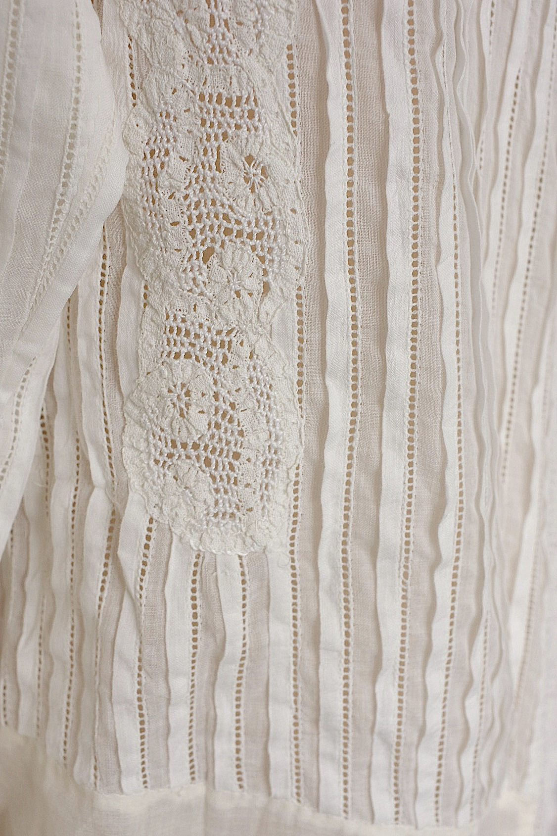 アンティークブラウス  vêtement antique  ピンタック羽織ブラウス .FR a l'epoque