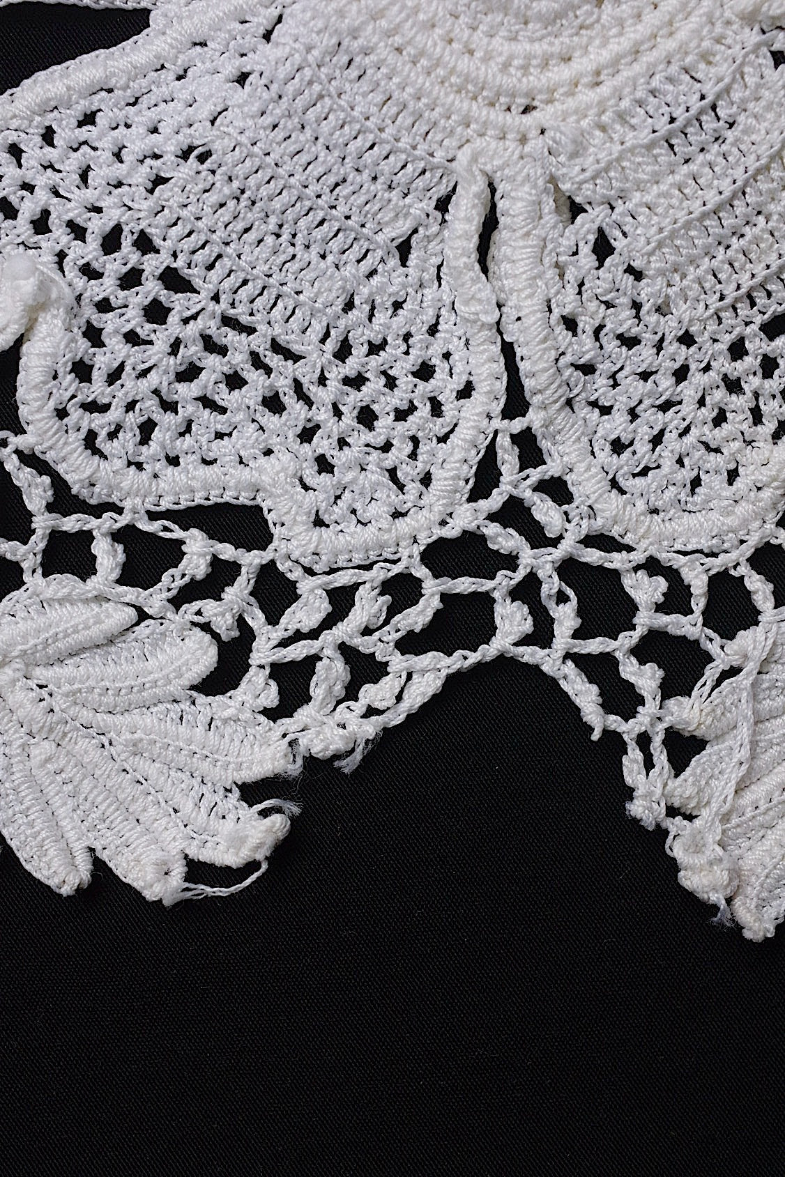 アンティークレース  dentelle antique  クロシェレース襟 .FR a l'epoque