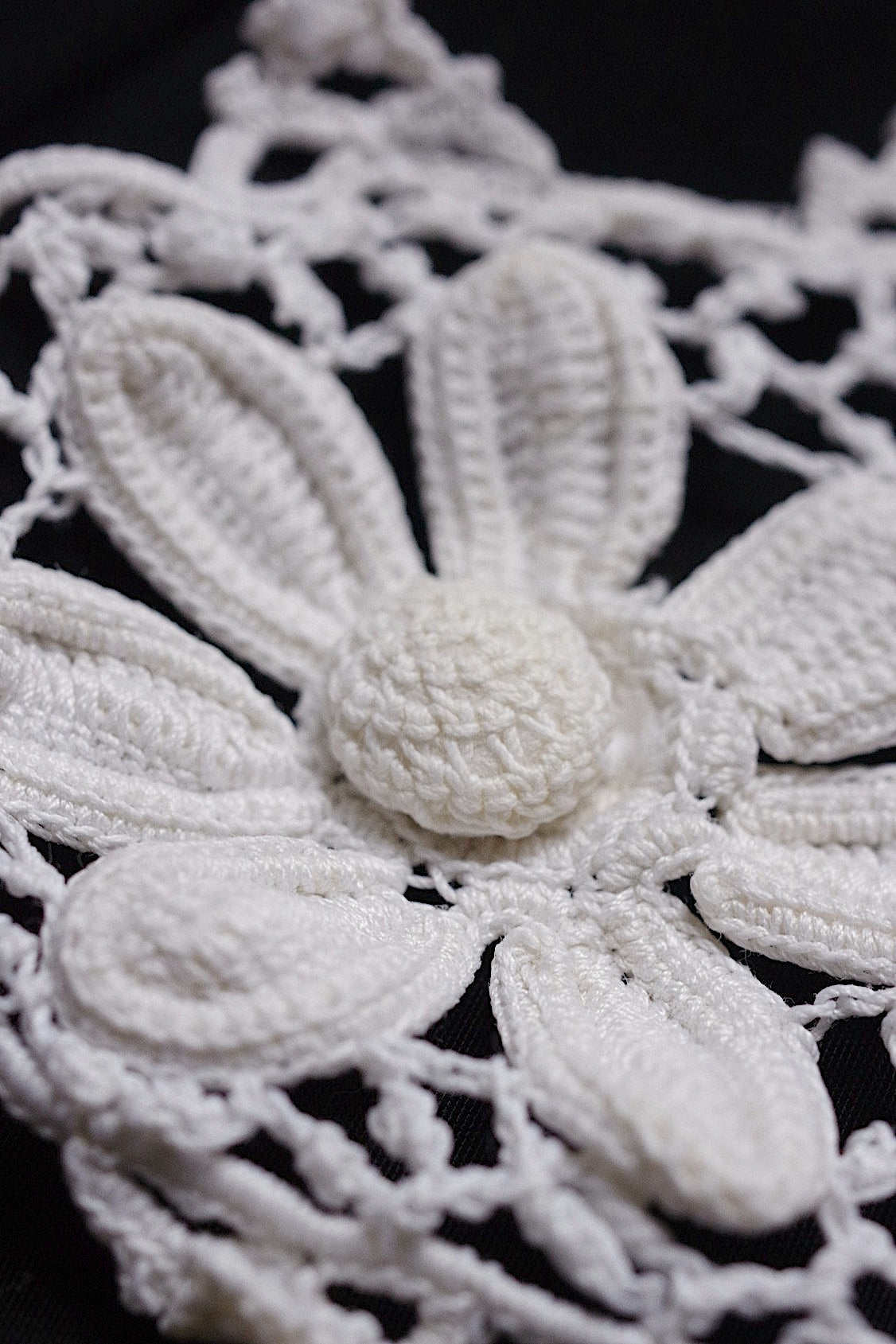 アンティークレース  dentelle antique  クロシェレース襟 .FR a l'epoque