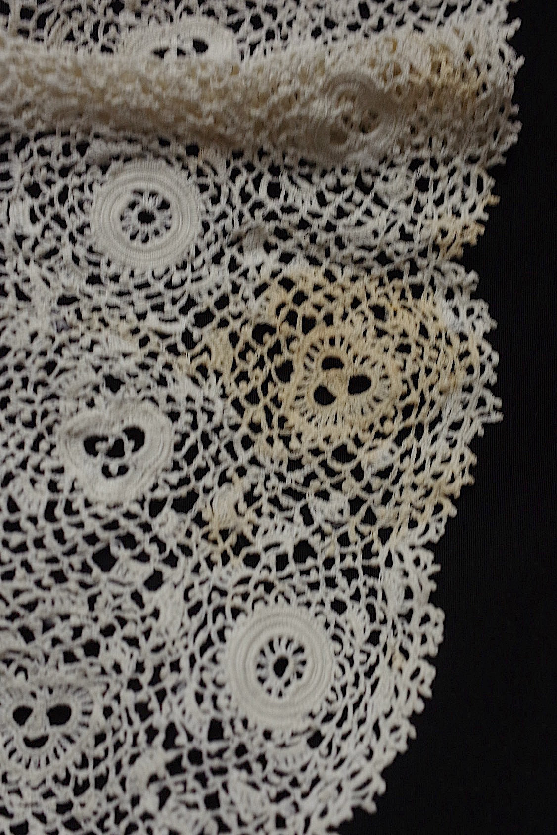 アンティークレース  dentelle antique  スタンド襟2 .FR a l'epoque