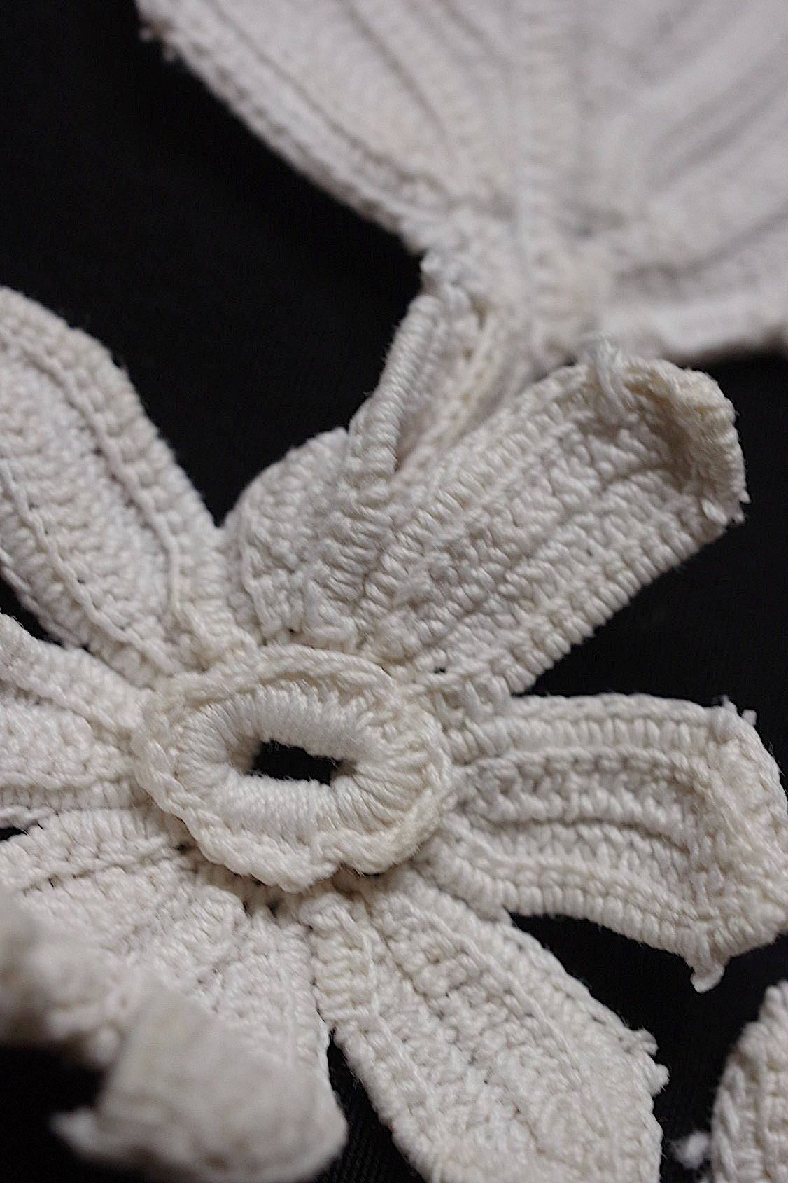 アンティークレース  dentelle antique  クロシェモチーフlot .FR a l'epoque